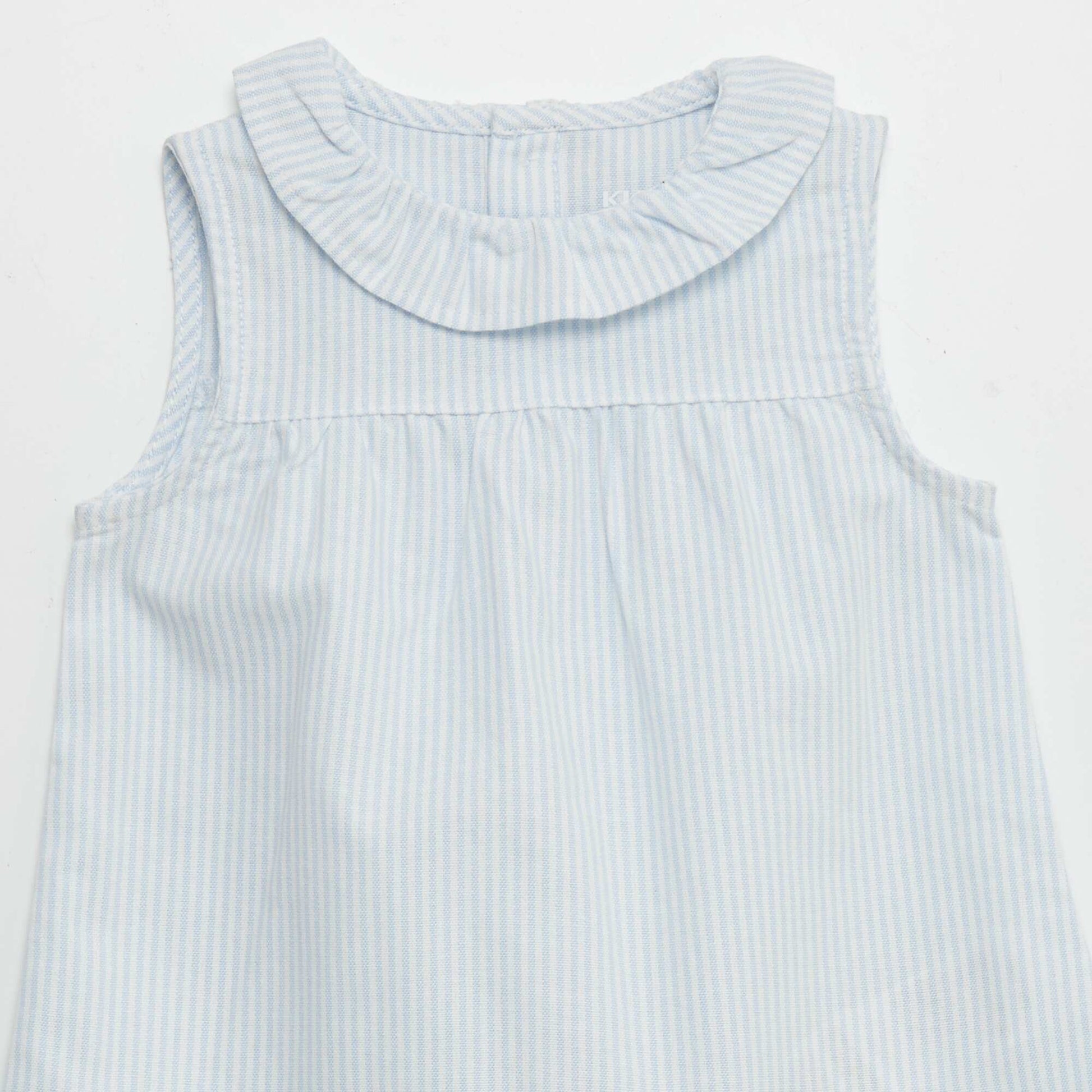 Robe évasée avec collerette BLEU