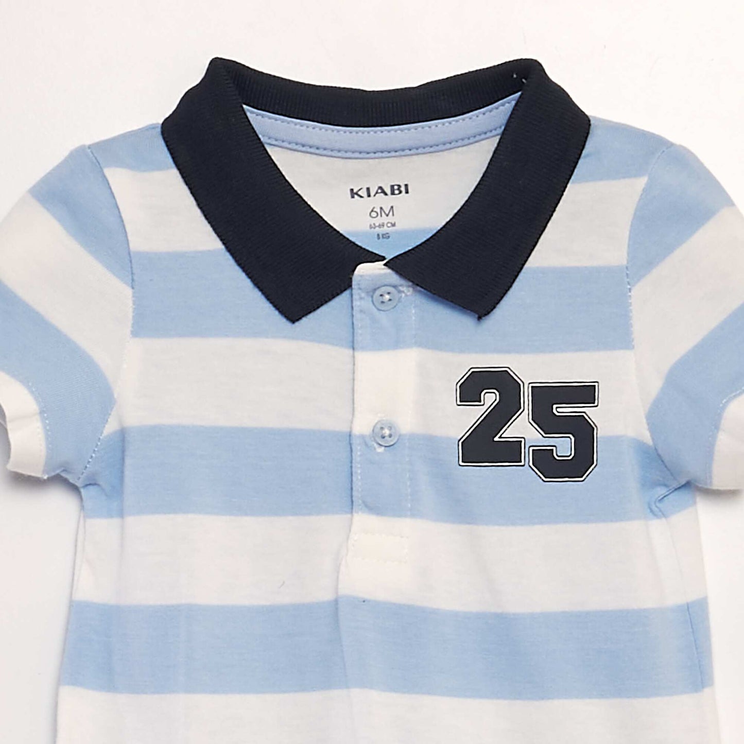 Combishort esprit rugby BLEU/BLANC