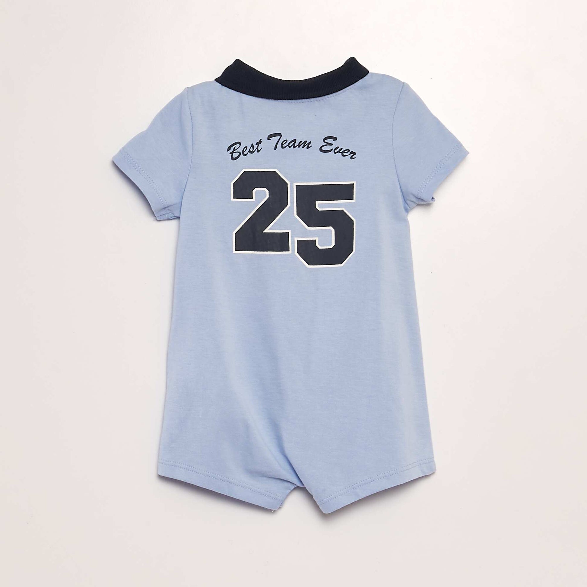 Combishort esprit rugby BLEU