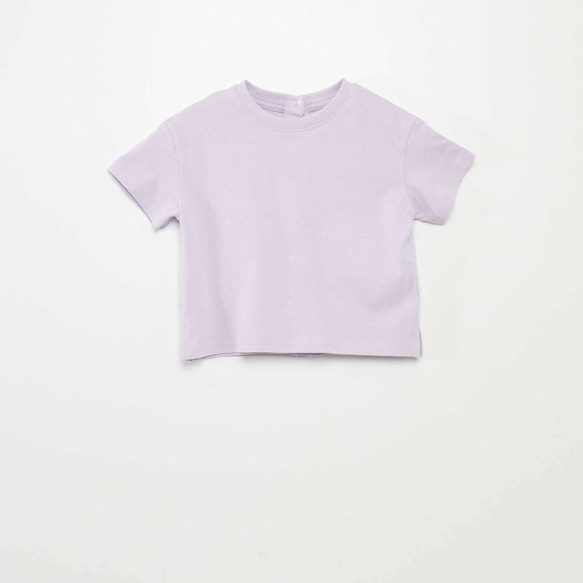 T-shirt  uni en maille jersey ROSE