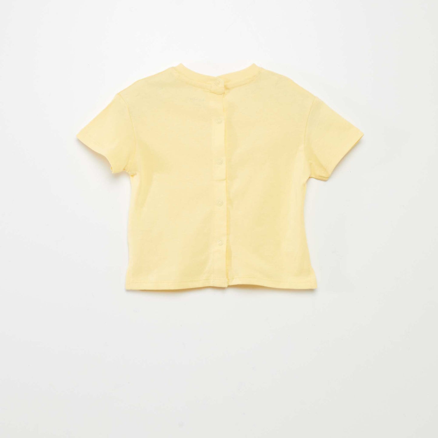 T-shirt  uni en maille jersey JAUNE