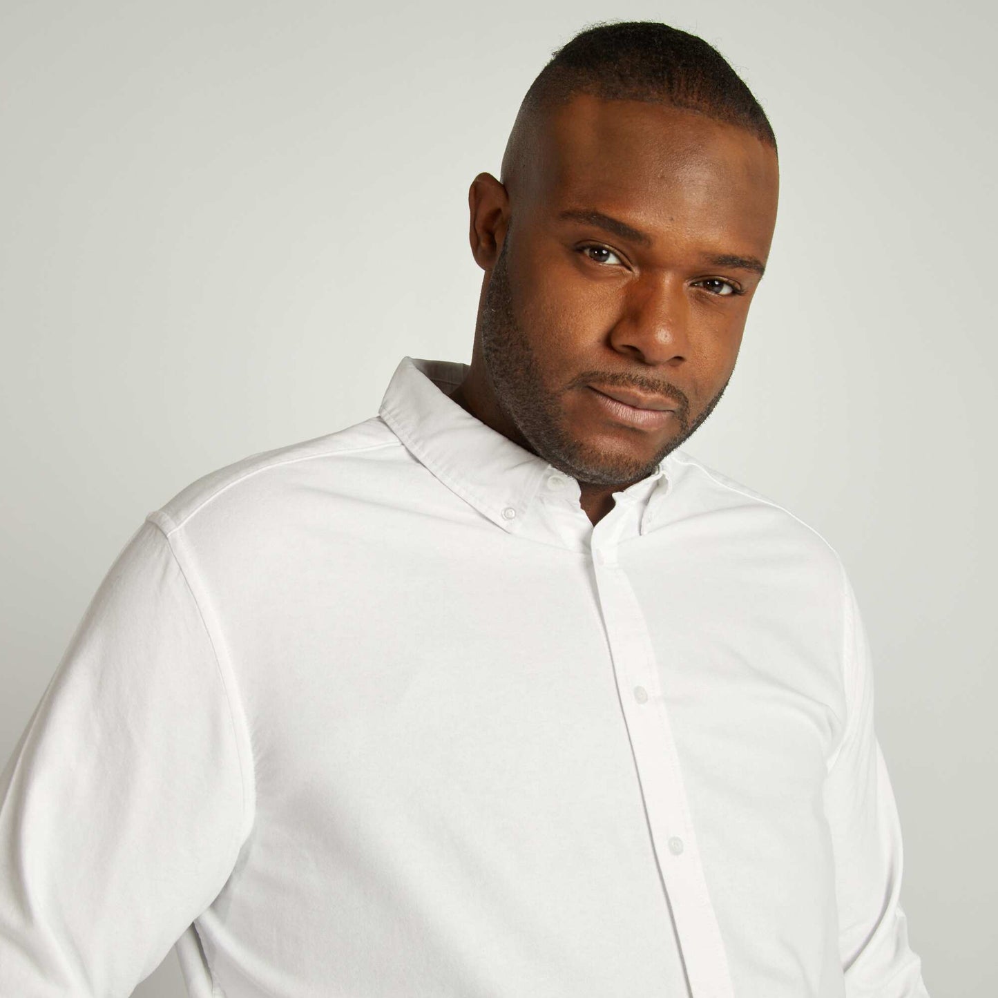 Chemise en coton oxford BLANC