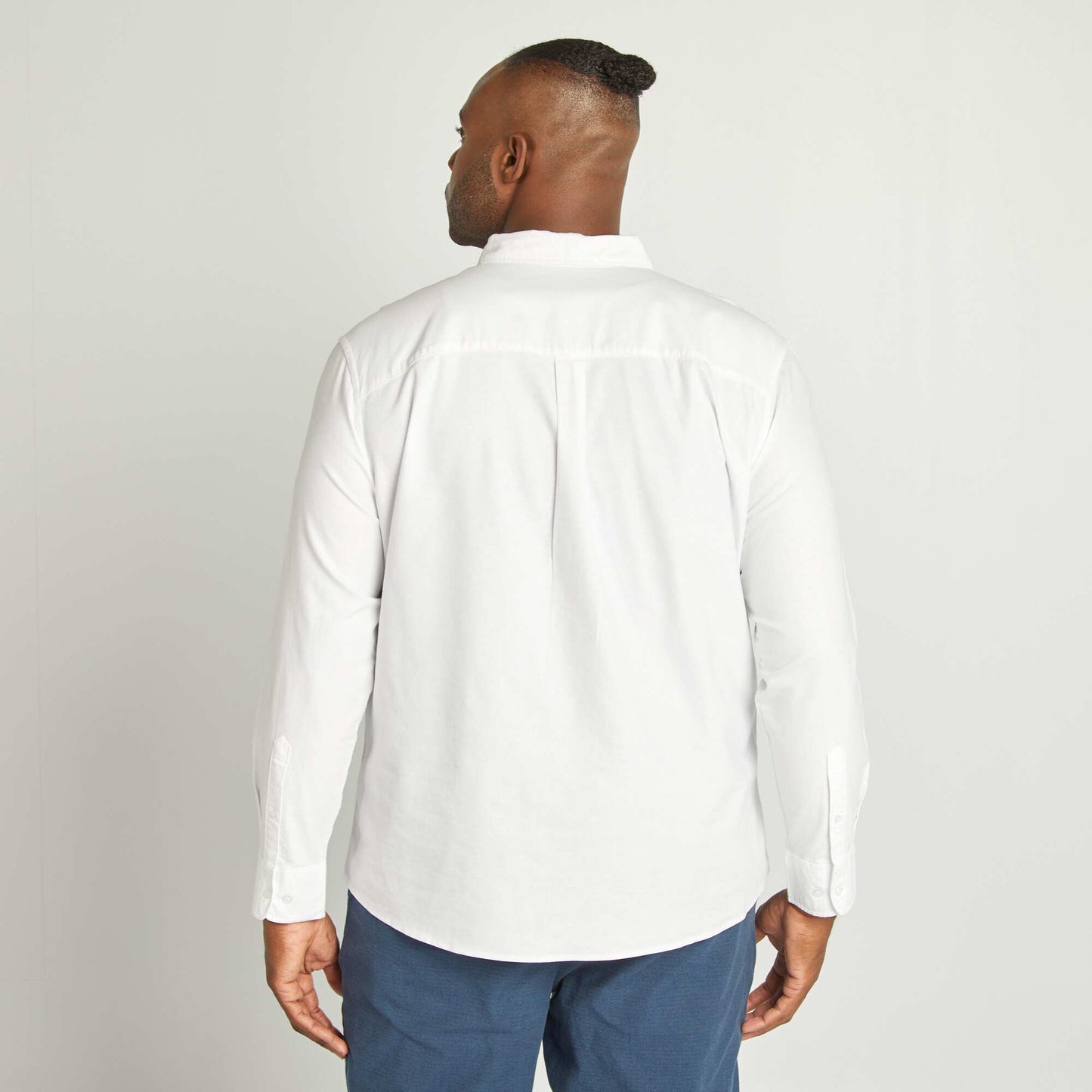 Chemise en coton oxford BLANC