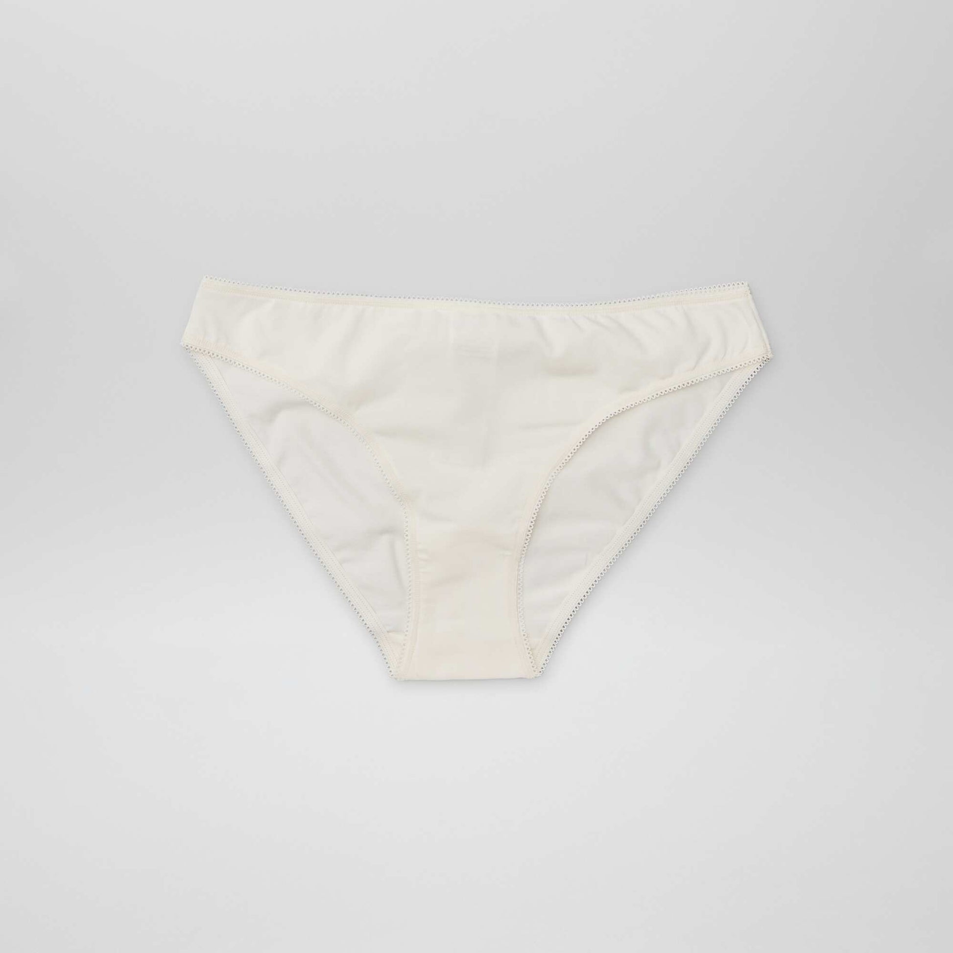 Lot de3 culottes en coton NOIR/GRIS/BLANC