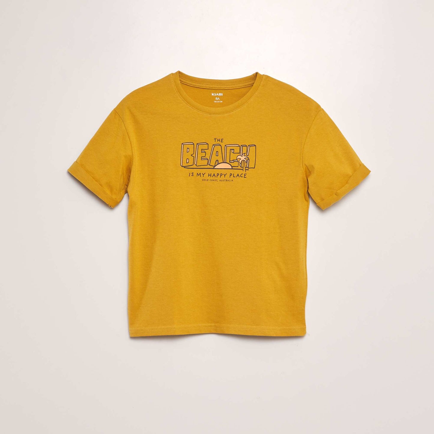 T-shirt en jersey JAUNE