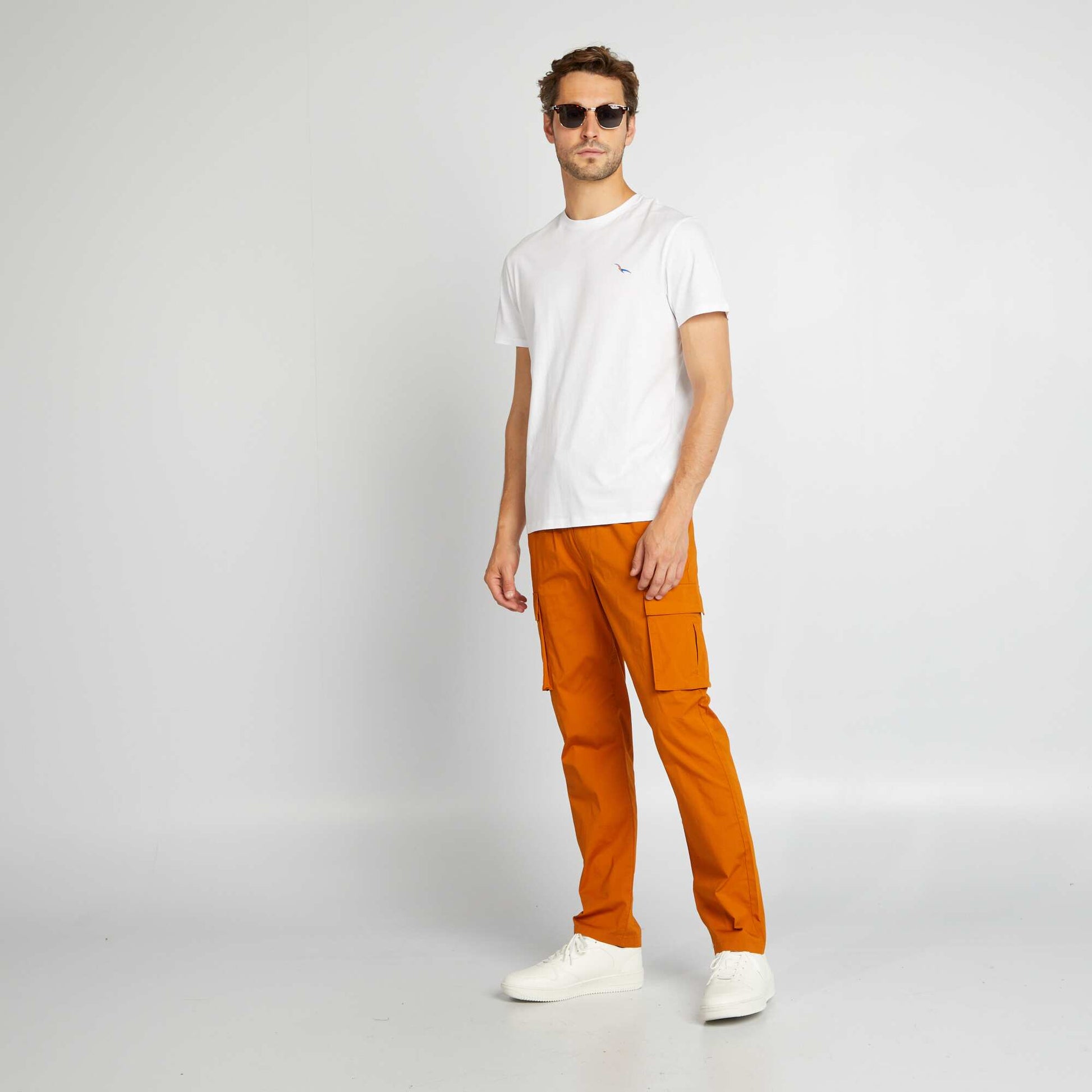 Pantalon multipoches JAUNE
