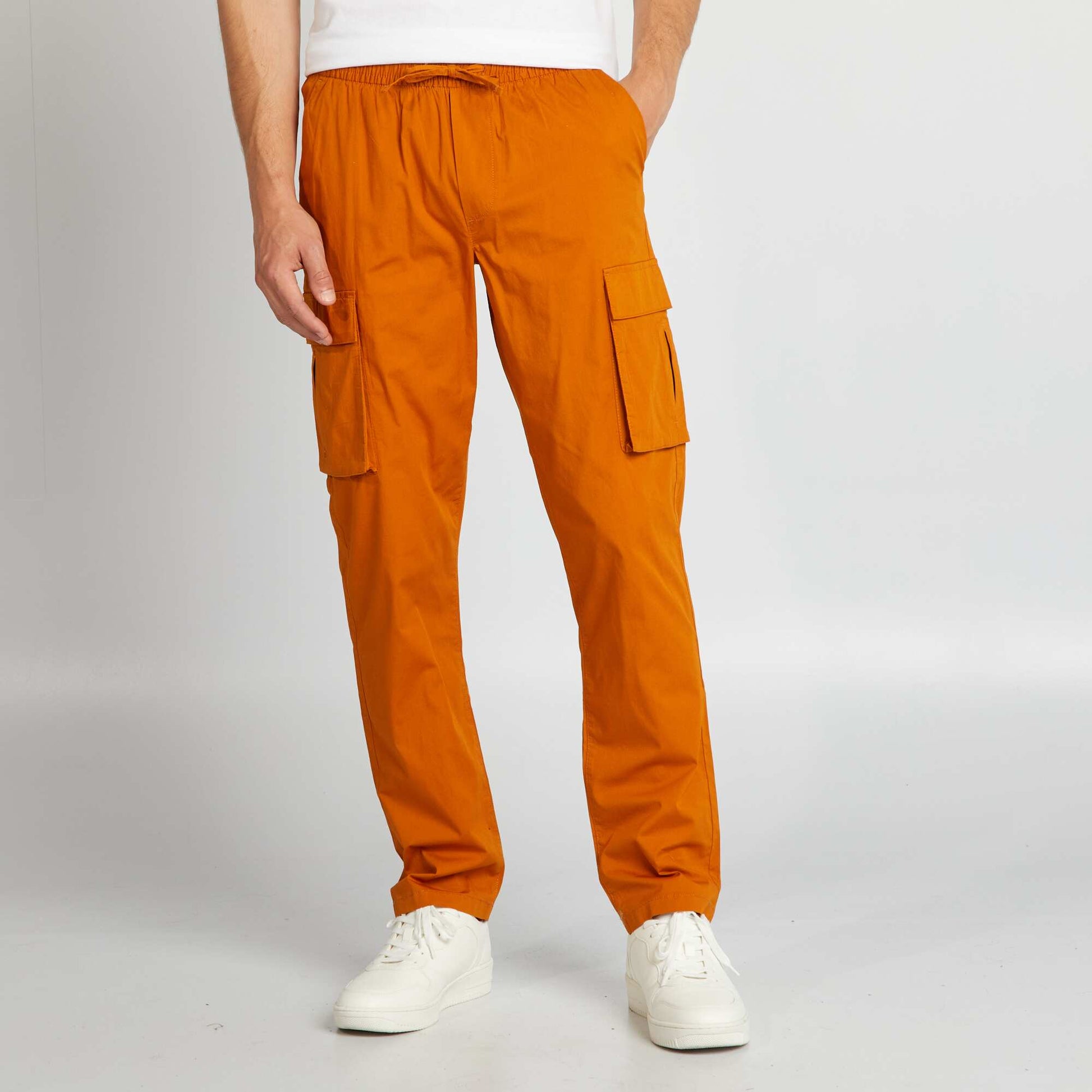 Pantalon multipoches JAUNE