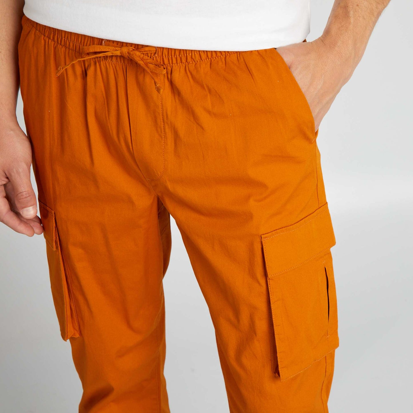 Pantalon multipoches JAUNE
