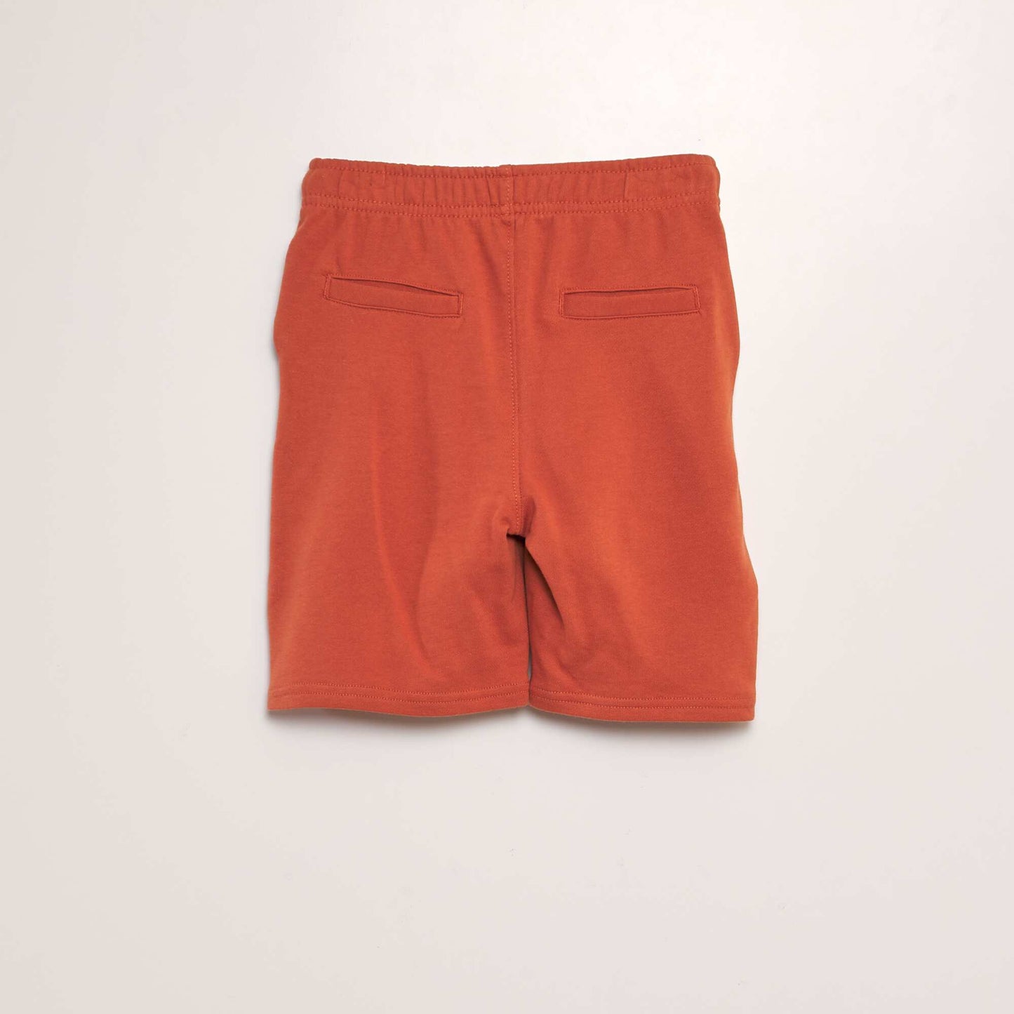 Bermuda en molleton fin ORANGE