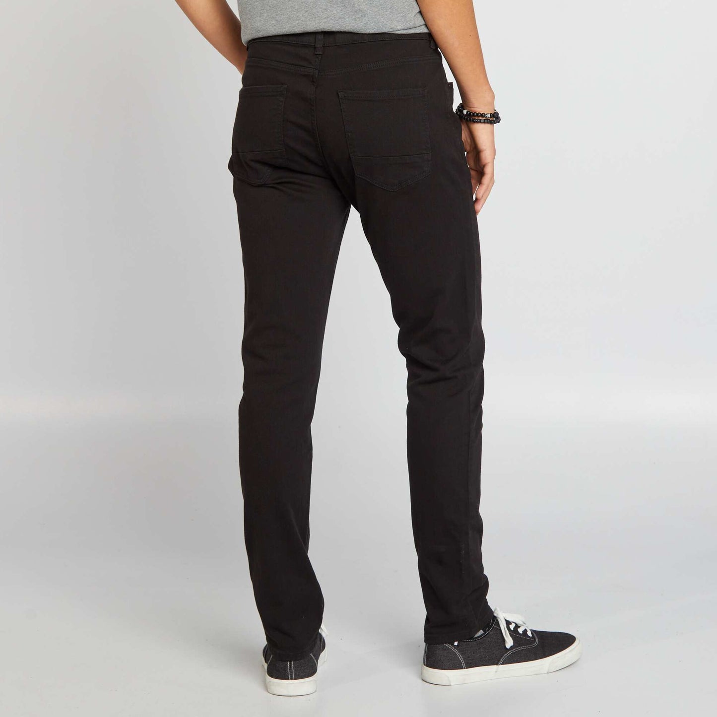 Jean slim uni NOIR