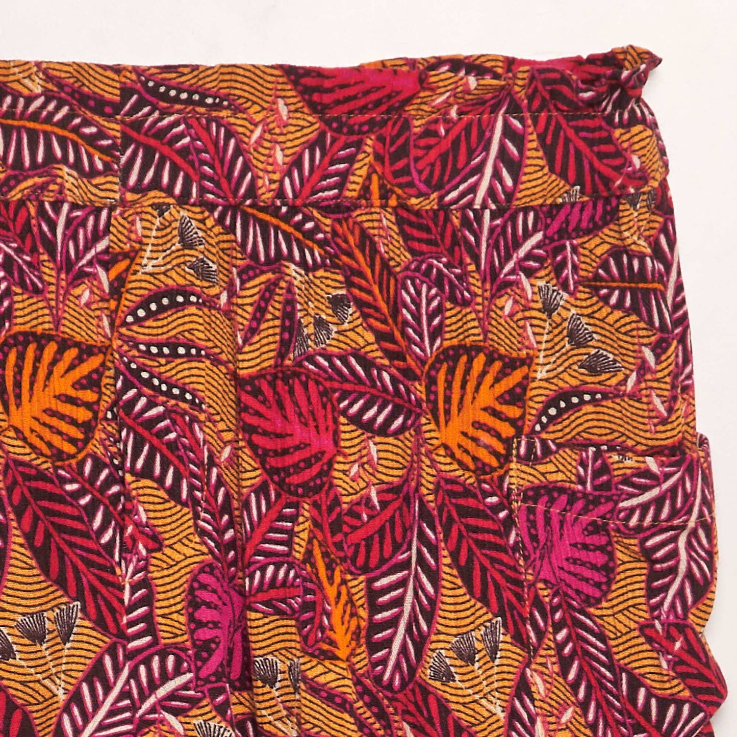 Short en maille crêpe ORANGE