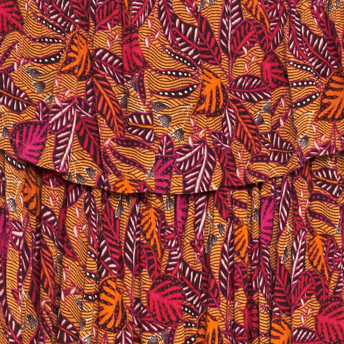 Robe en matière crêpée ORANGE