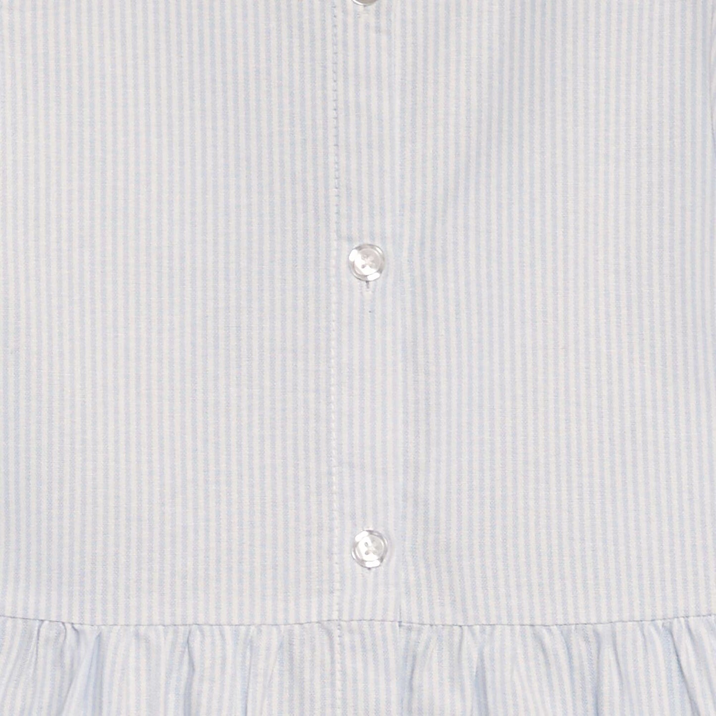 Robe à rayures en coton BLEU