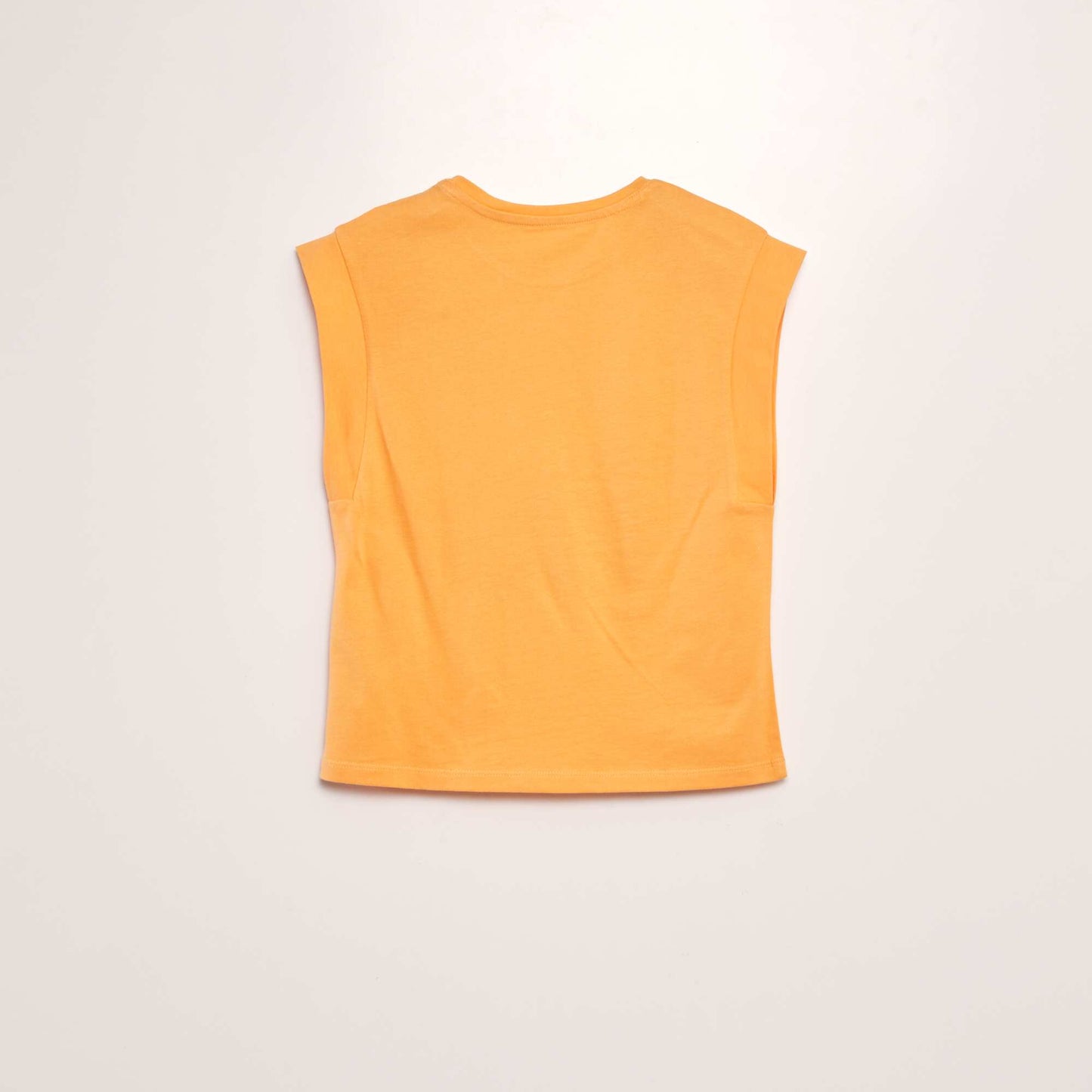 T-shirt en jersey avec manches très courtes ORANGE