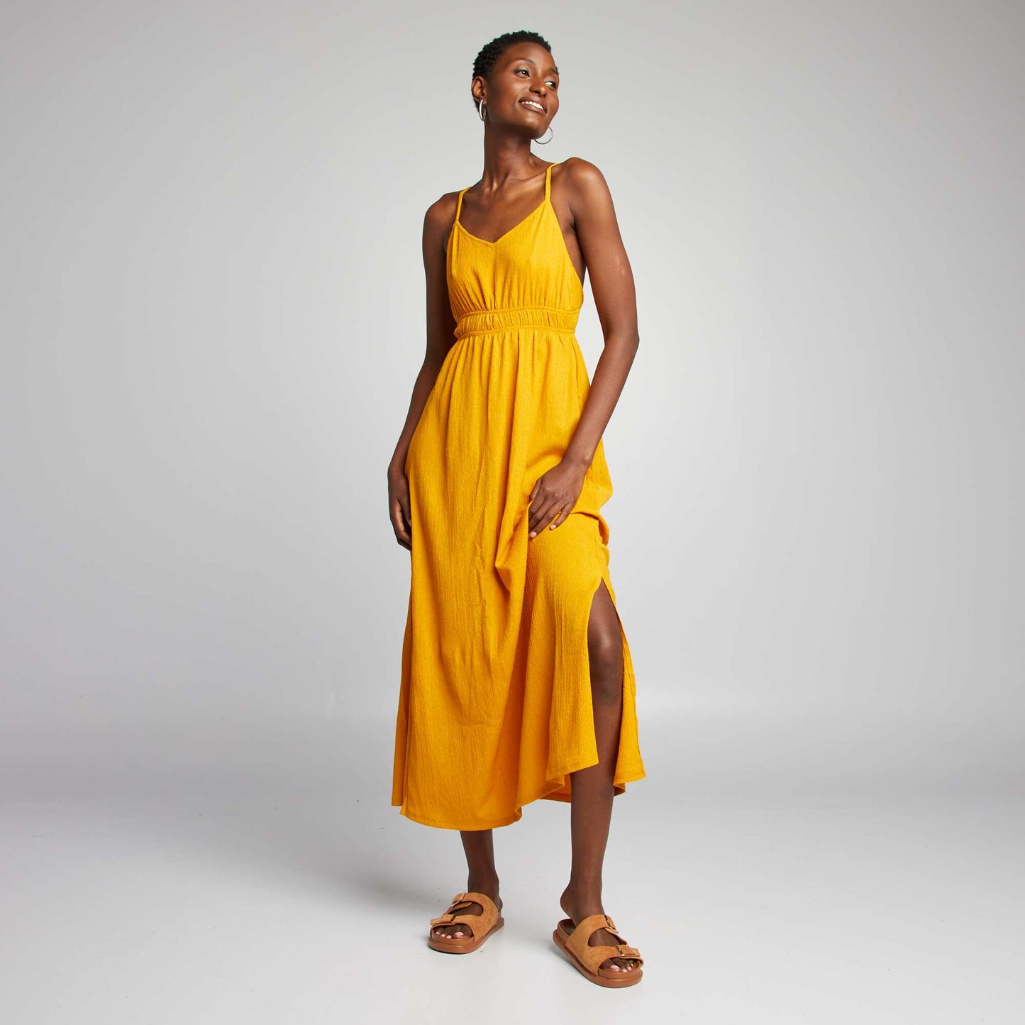 Robe longue JAUNE