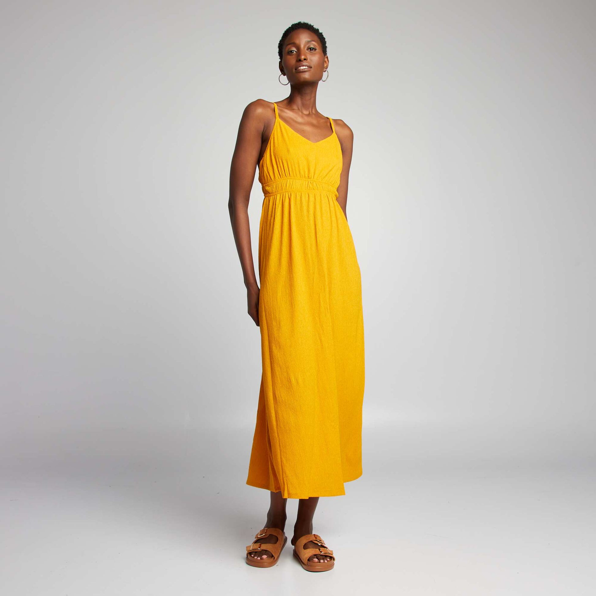 Robe longue JAUNE
