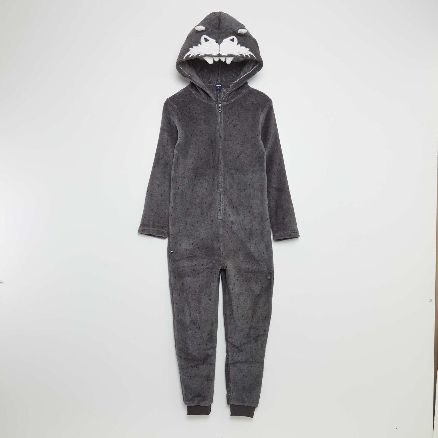 Combinaison de nuit en polaire 'ours' GRIS