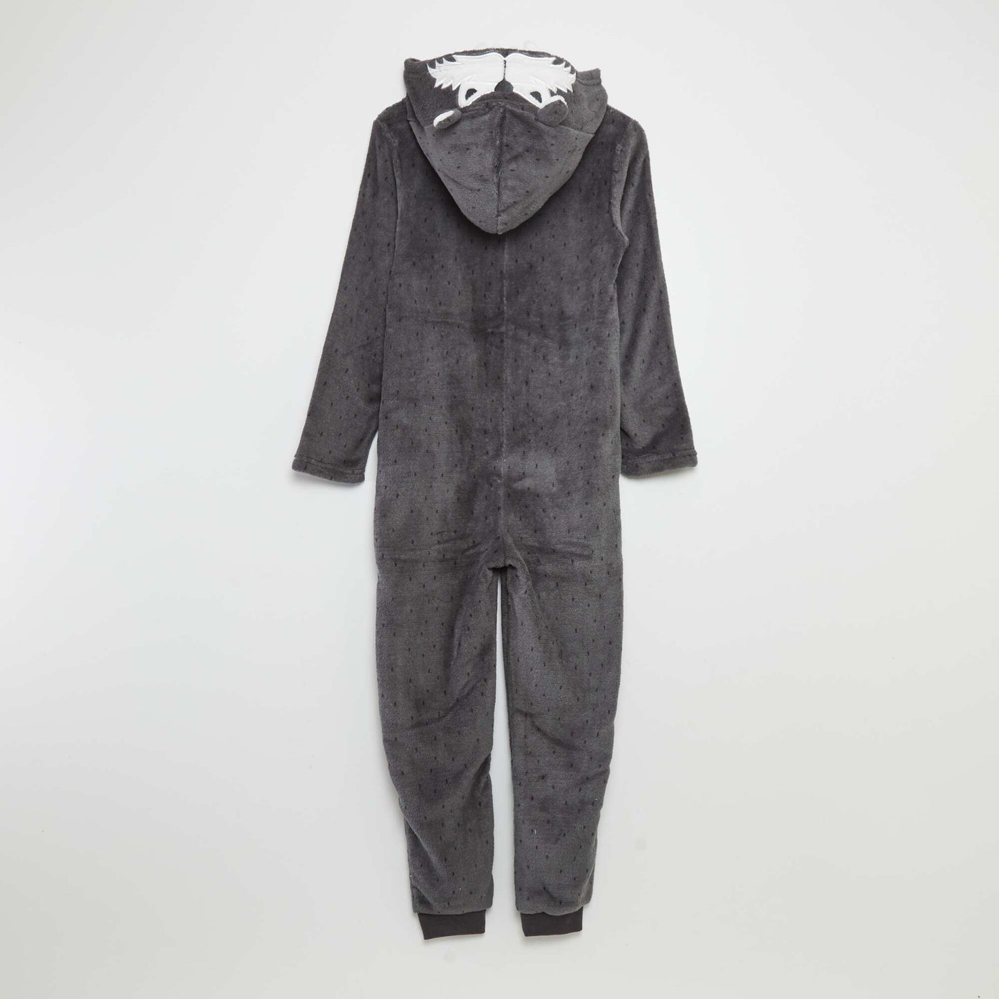 Combinaison de nuit en polaire 'ours' GRIS