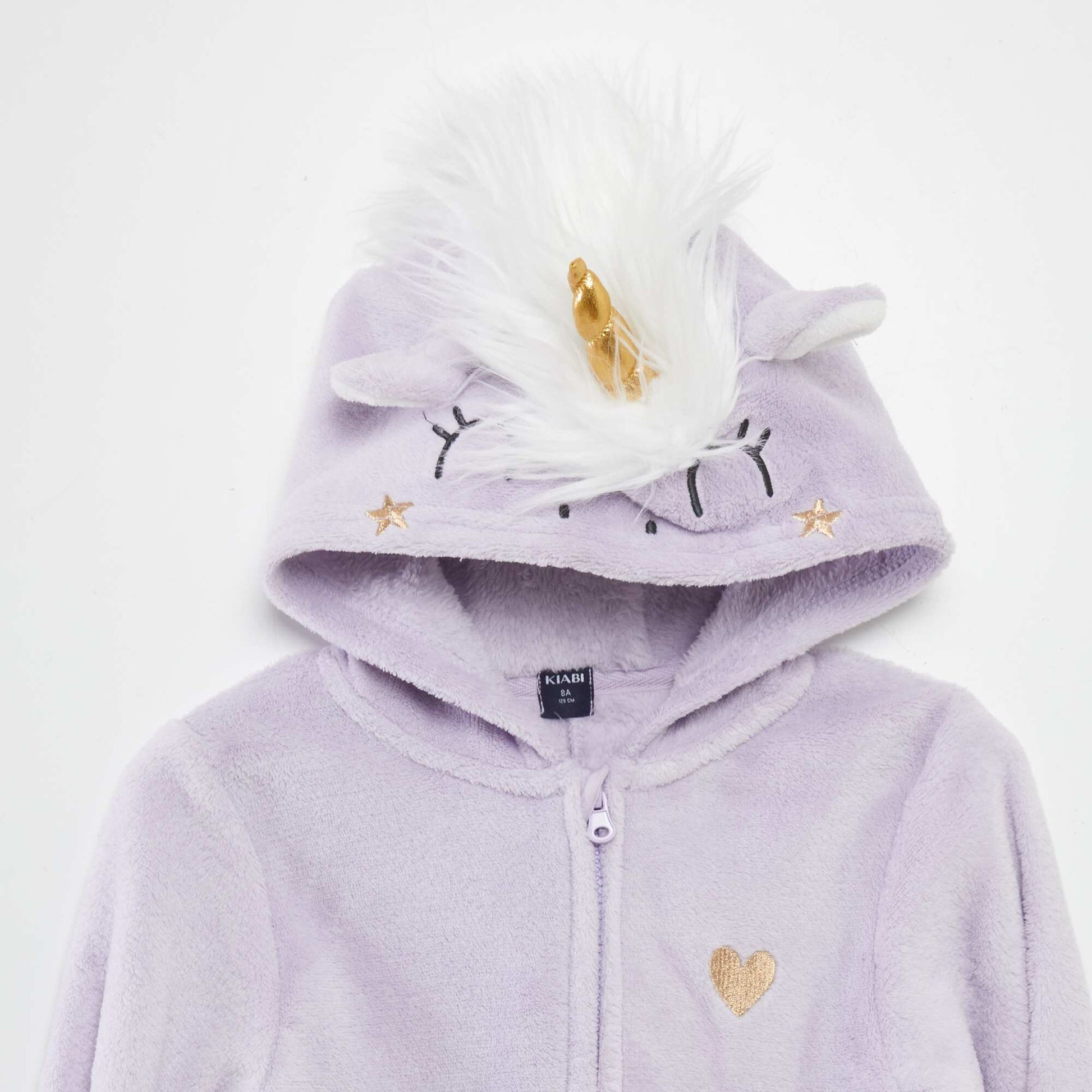 Combinaison de nuit en polaire VIOLET