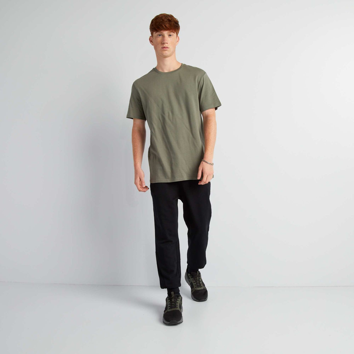 Pantalon de jogging en molleton léger NOIR