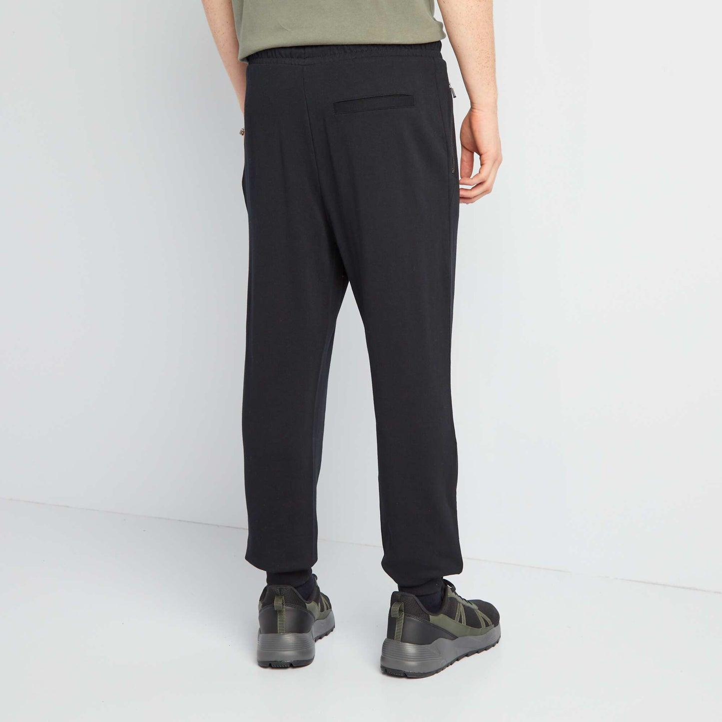 Pantalon de jogging en molleton léger NOIR