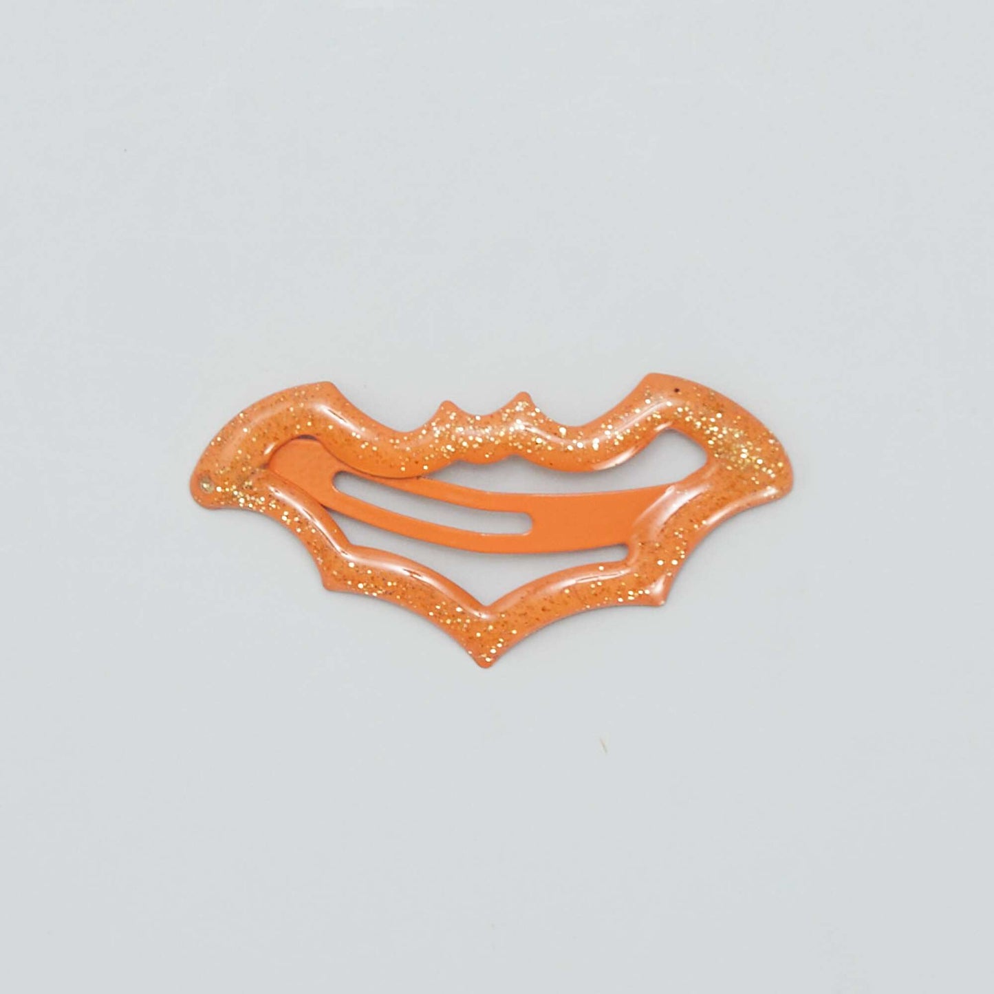 Barrettes halloween - Lot de 2 NOIR/ORANGE