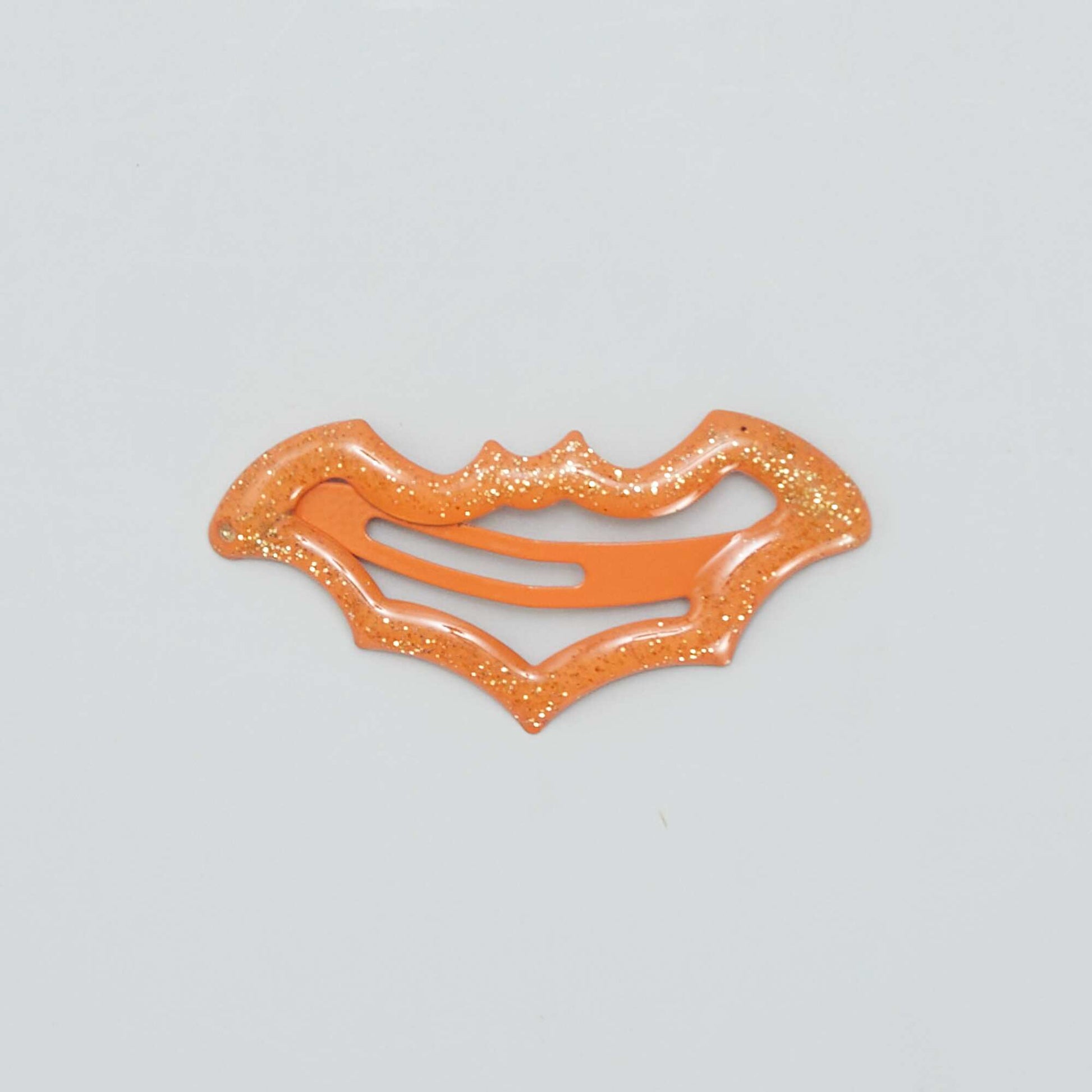 Barrettes halloween - Lot de 2 NOIR/ORANGE