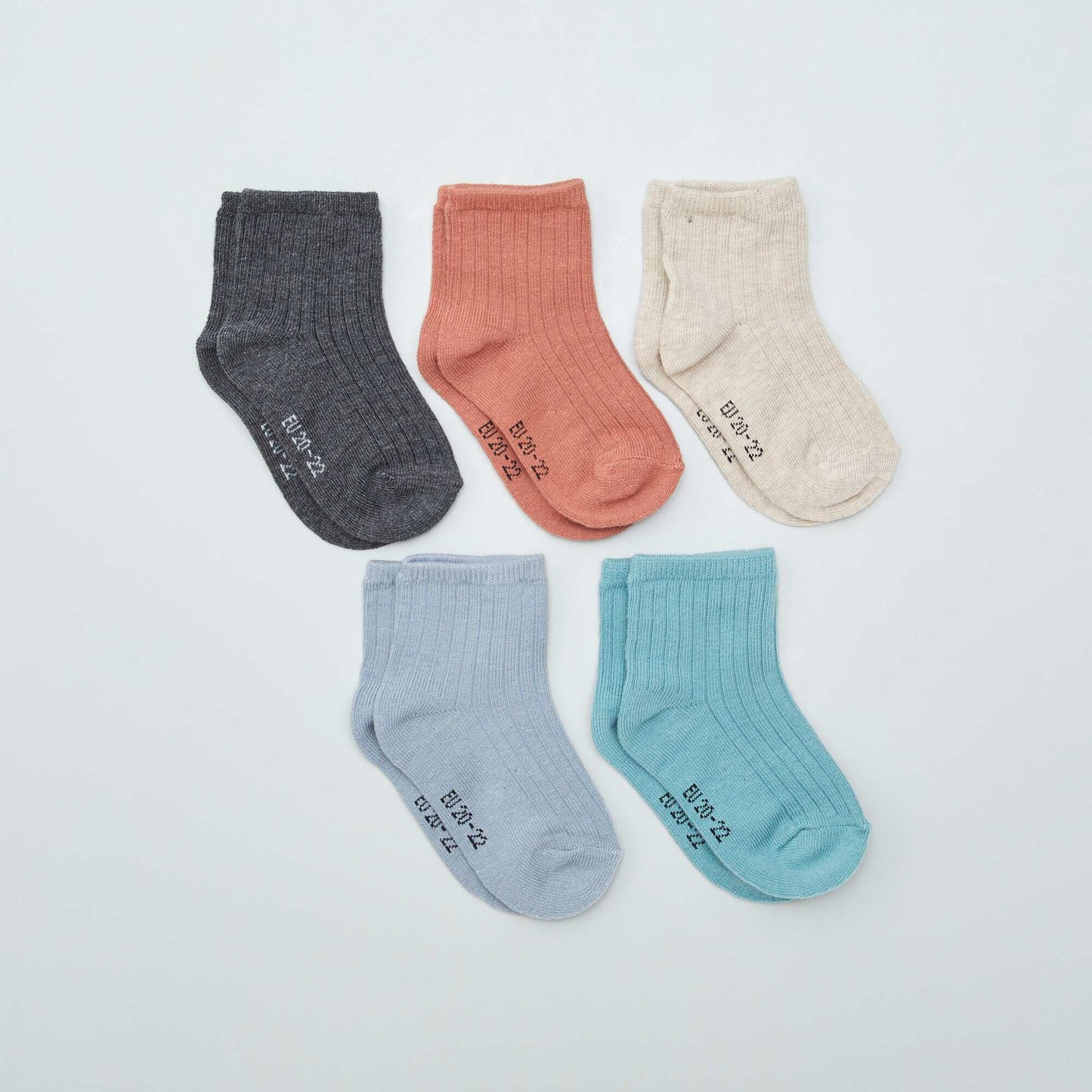 Lot de 3 paires de chaussettes naissance BLEU