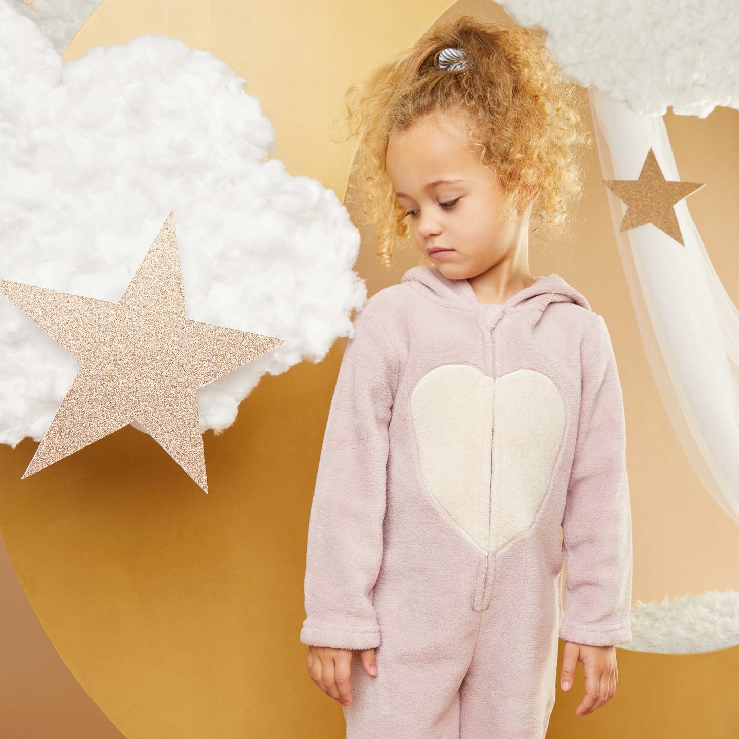 Combinaison de nuit en polaire 'hibou' ROSE