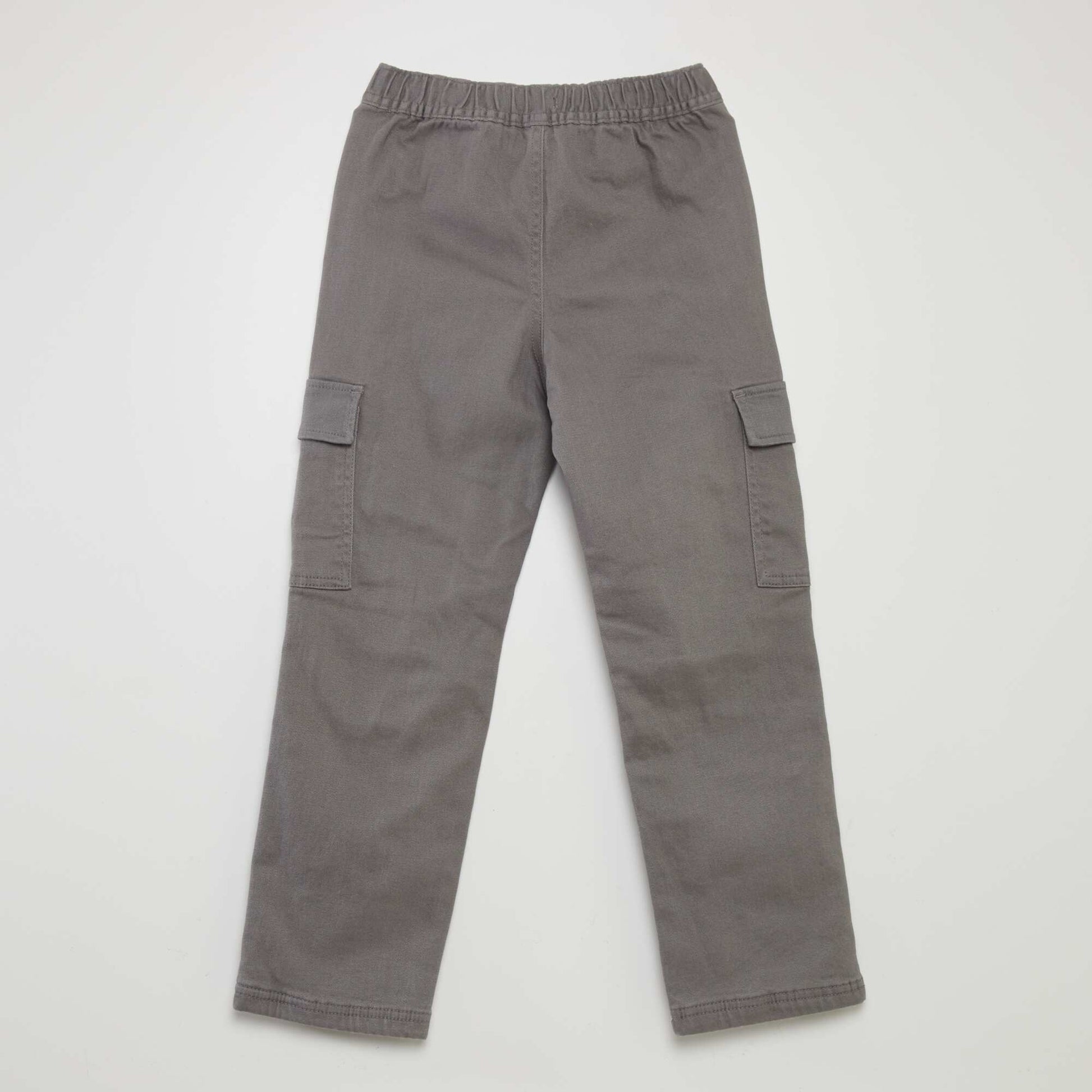Pantalon multipoches avec doublure intérieure GRIS