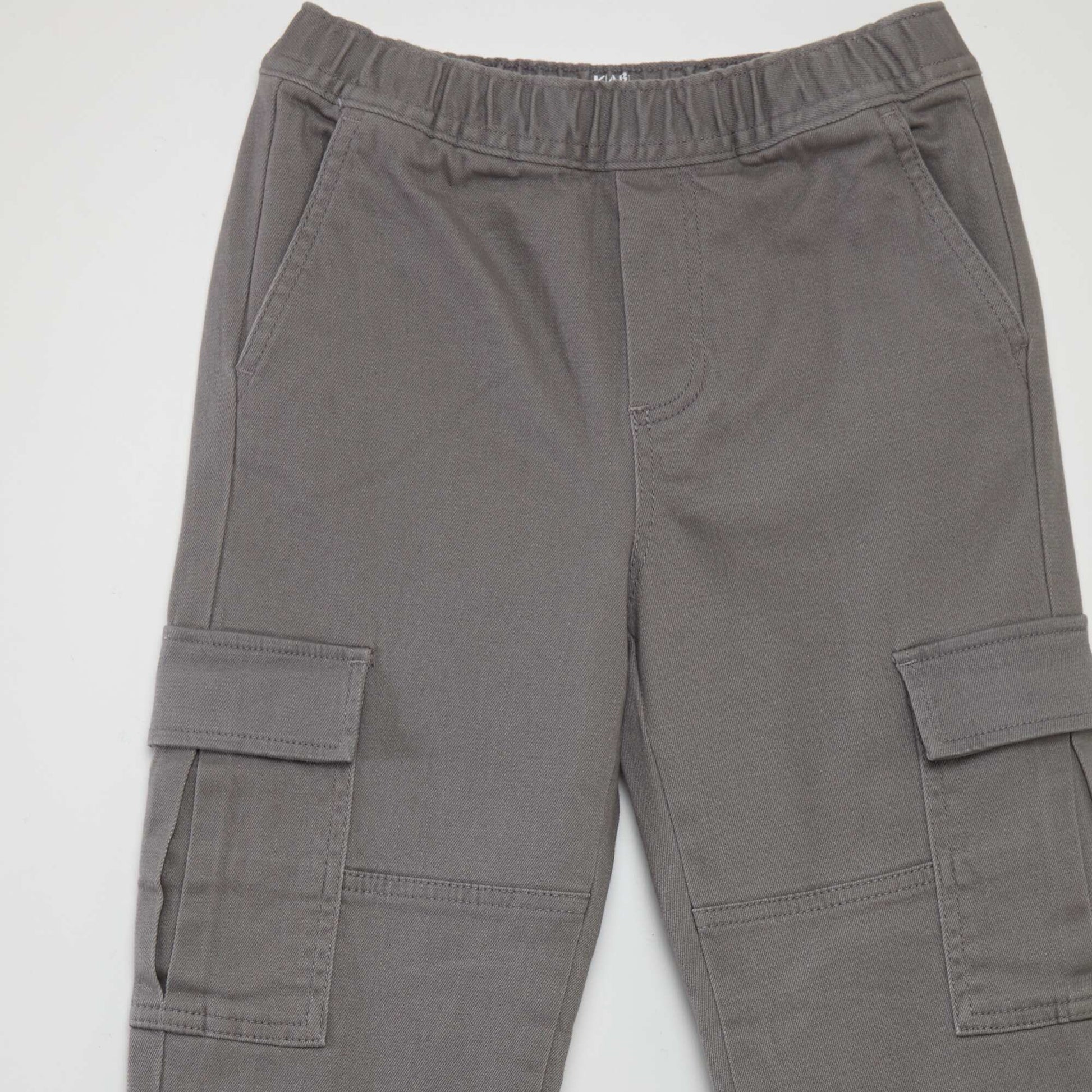 Pantalon multipoches avec doublure intérieure GRIS