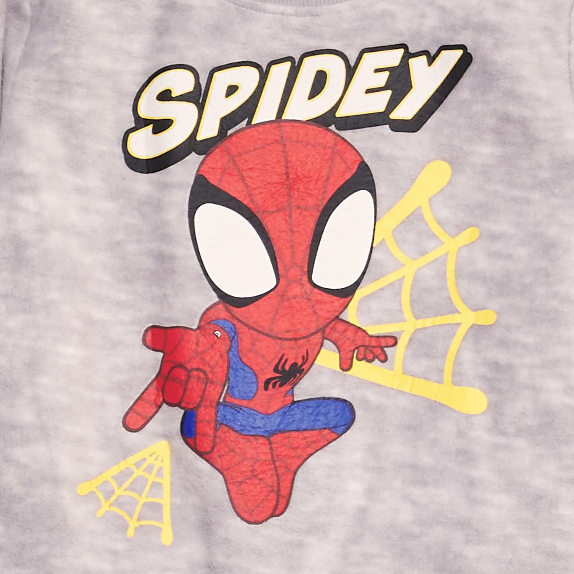 Ensemble pyjama polaire 'Spider-man' - 2 pièces GRIS/BLEU