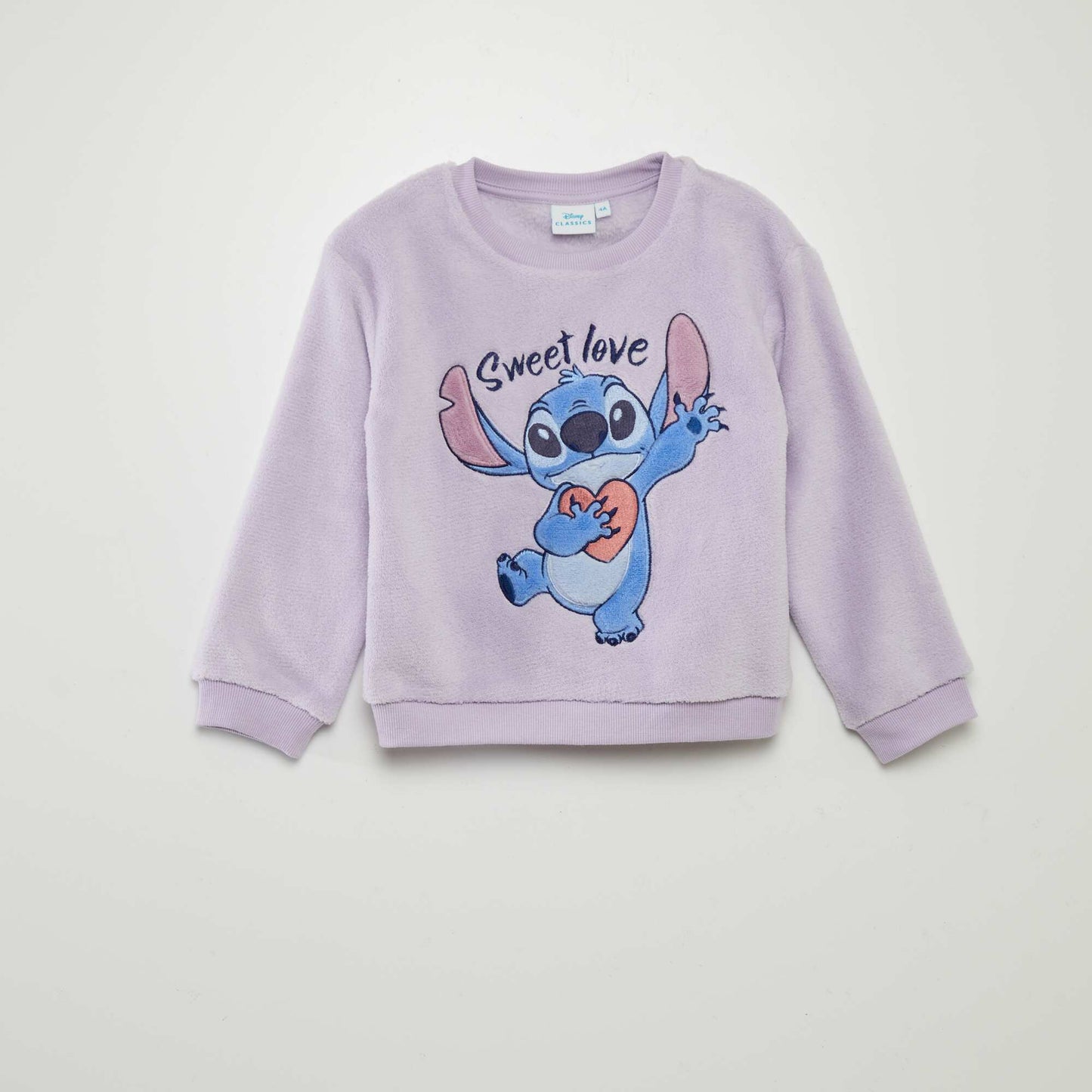 Ensemble pyjama polaire 'Stitch' 'Disney' - 2 pièces VIOLET
