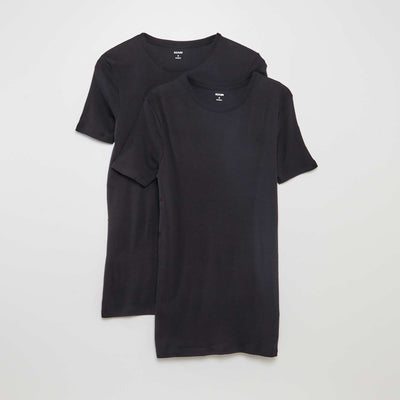 Lot de 2 tee-shirt basiques NOIR