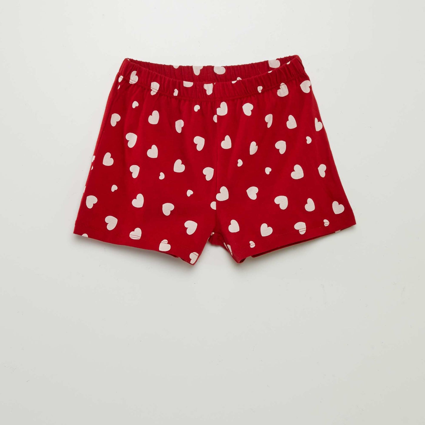Pyjama court 'Stitch' - 2 pièces BLANC/ROUGE