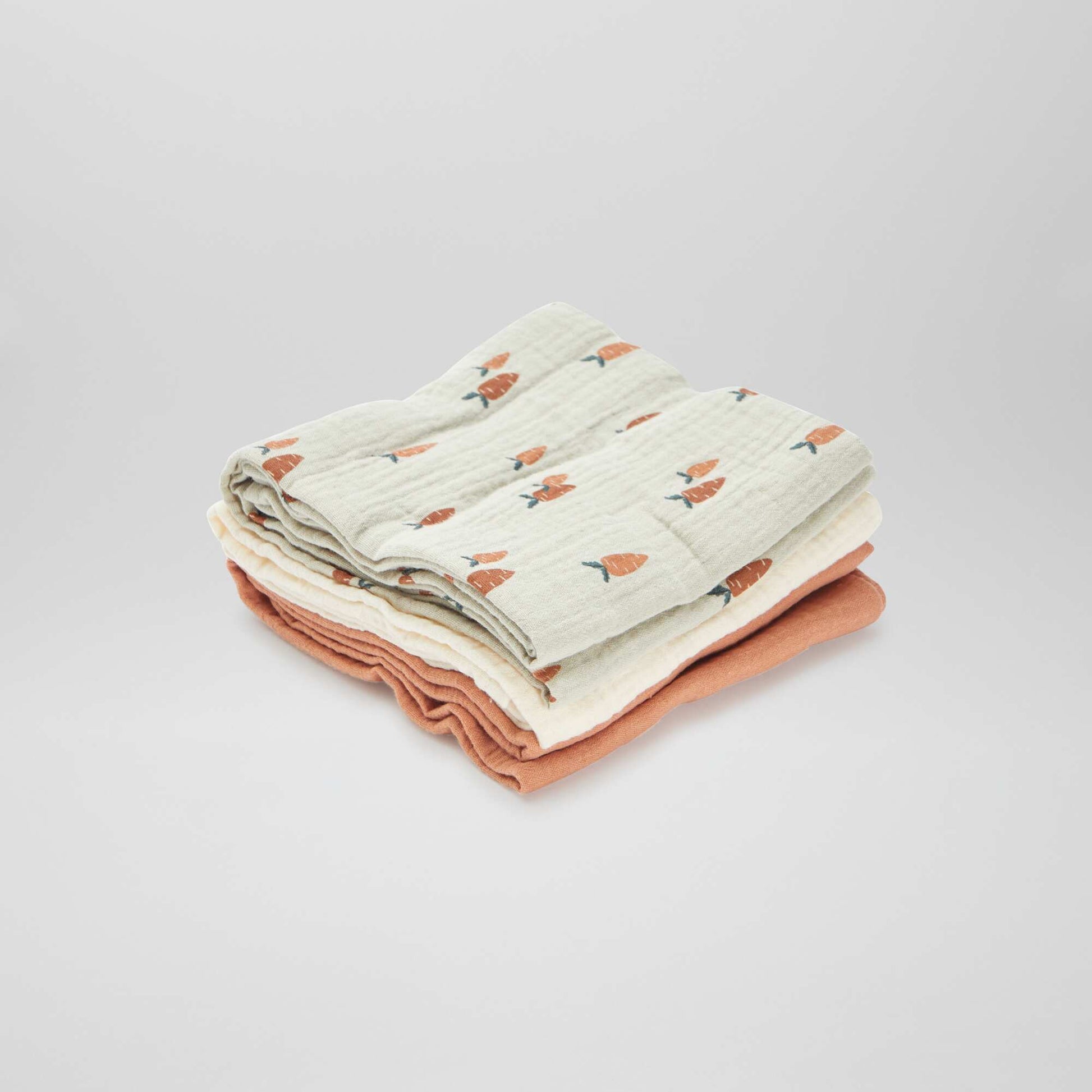 Lot de 3 langes KAKI