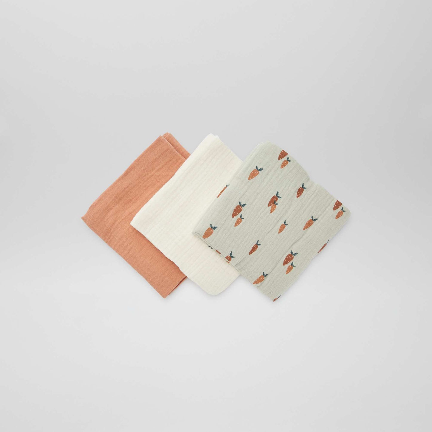 Lot de 3 langes KAKI
