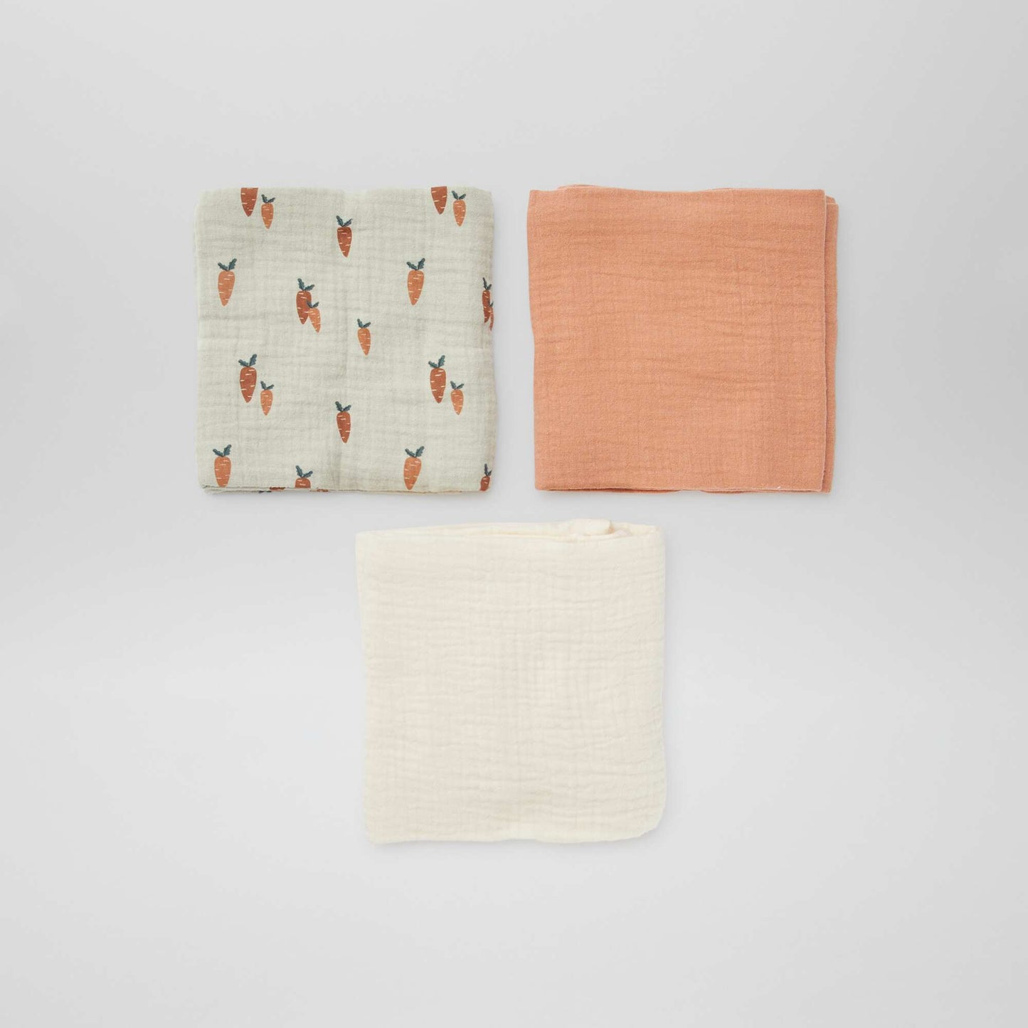 Lot de 3 langes KAKI