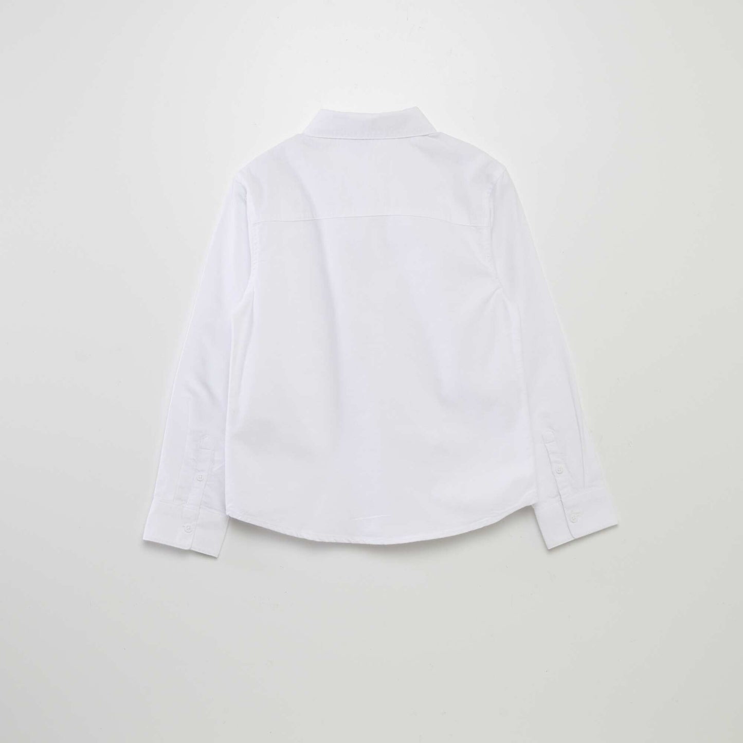 Chemise manches longues oxford BLANC