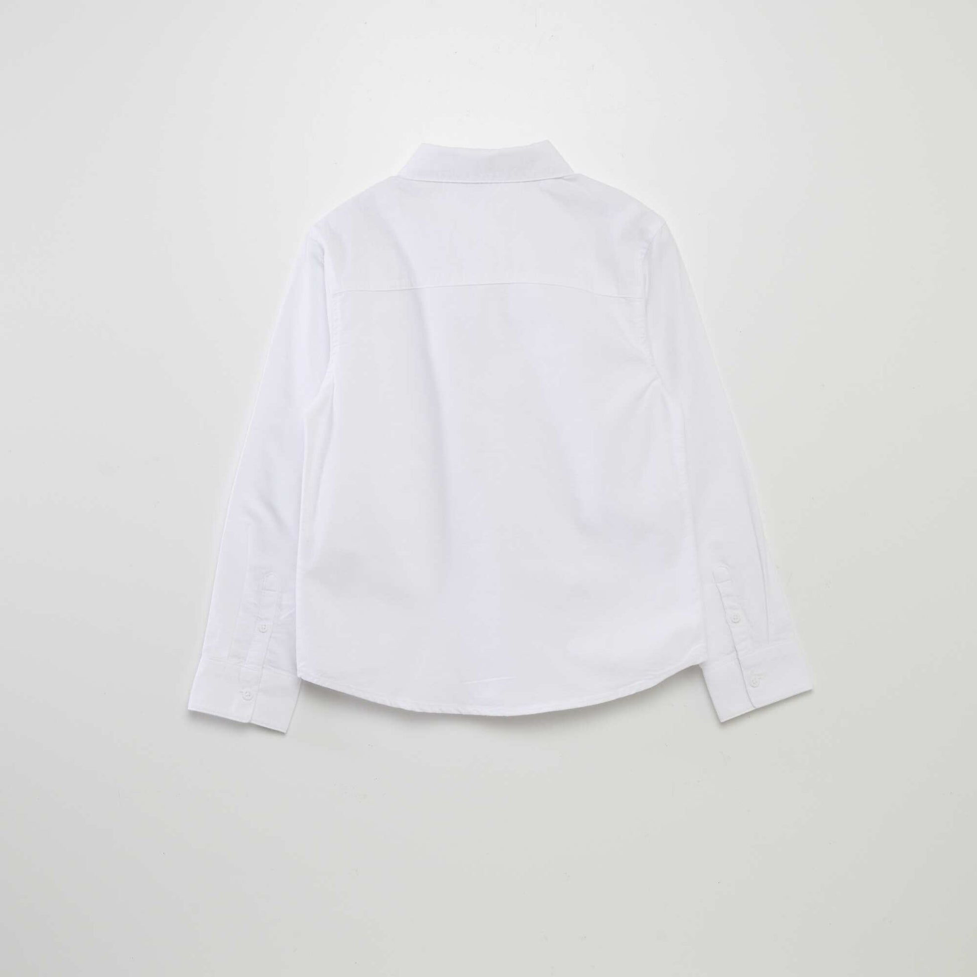 Chemise manches longues oxford BLANC