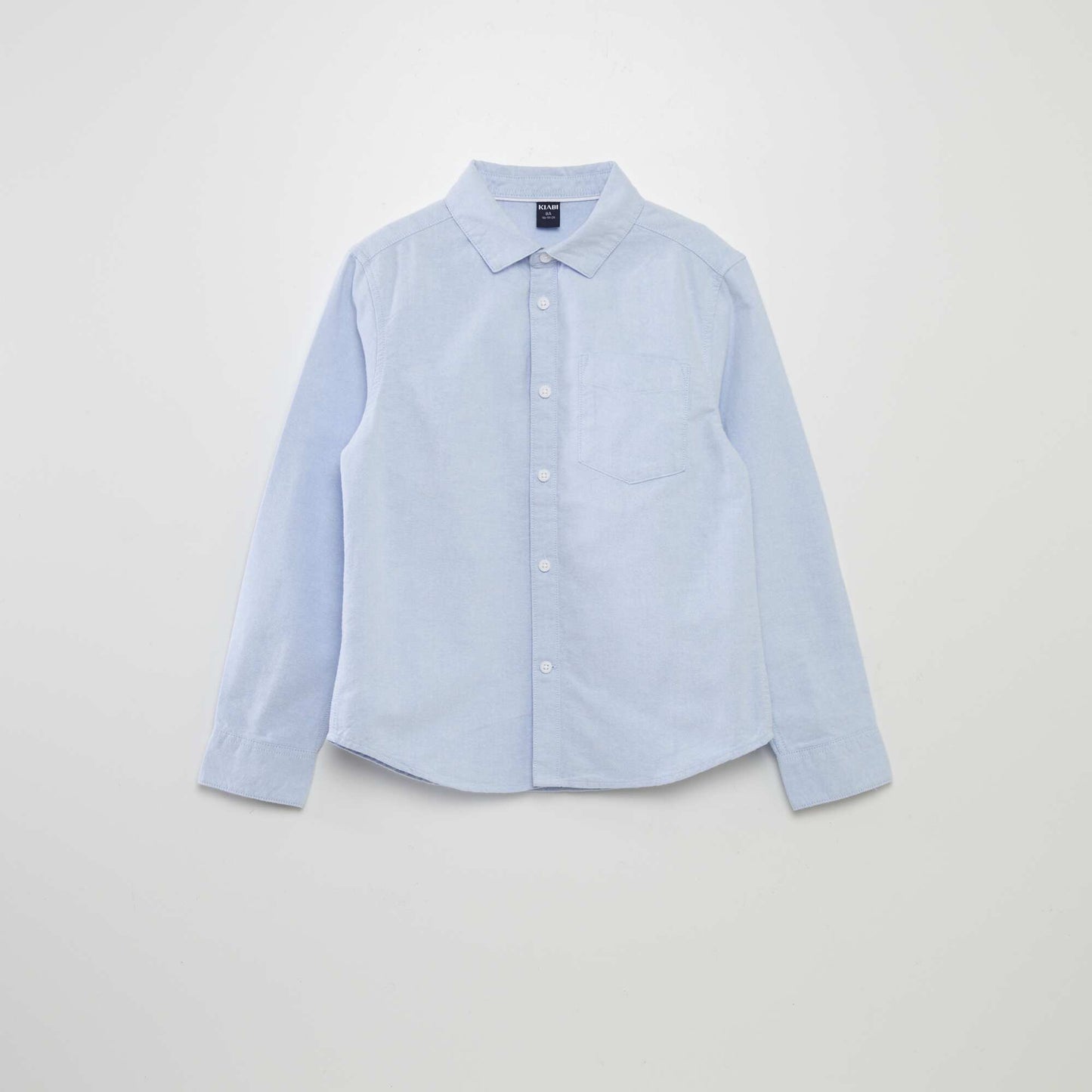 Chemise manches longues oxford BLEU