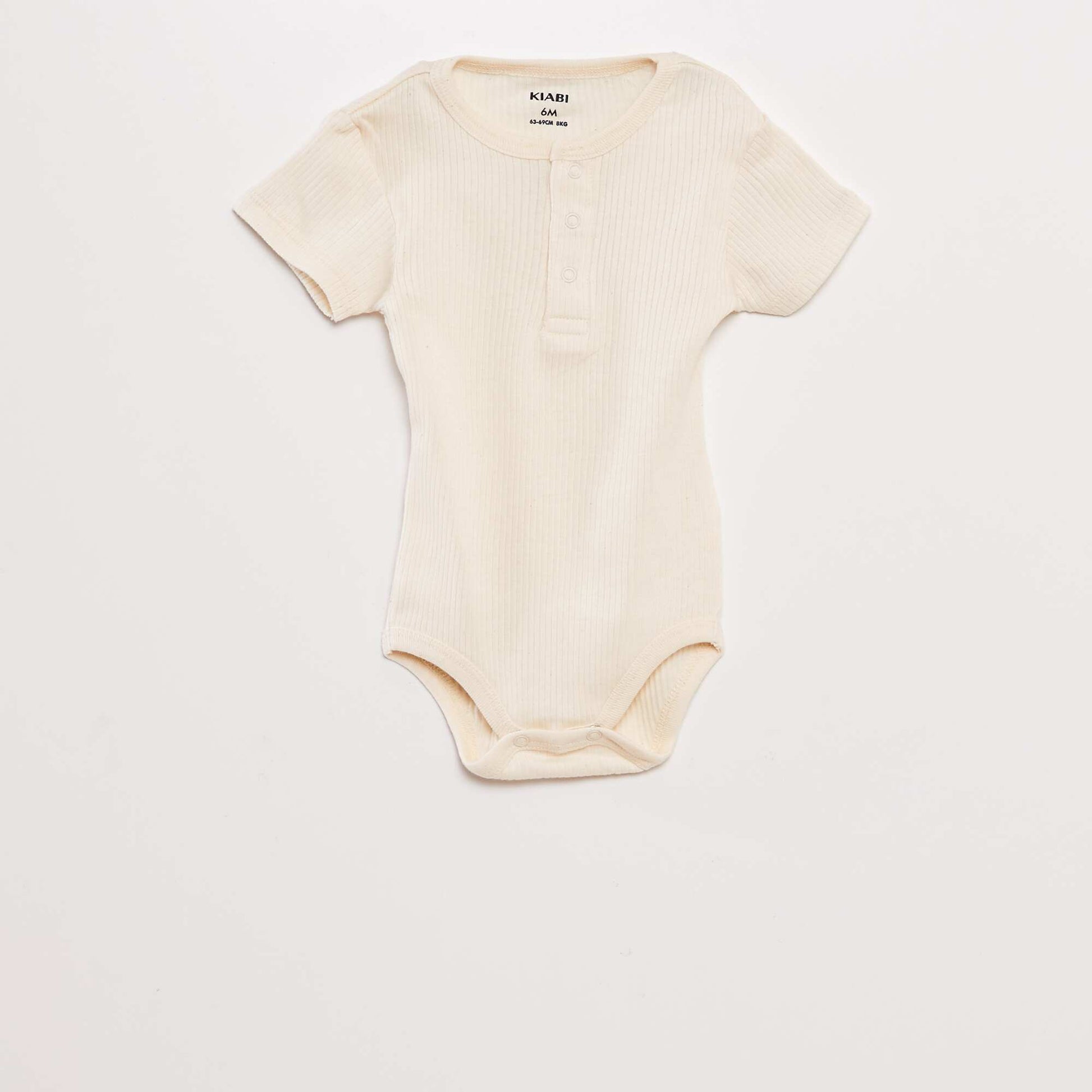 Lot de 3 Bodies manches courtes BEIGE/ROSE