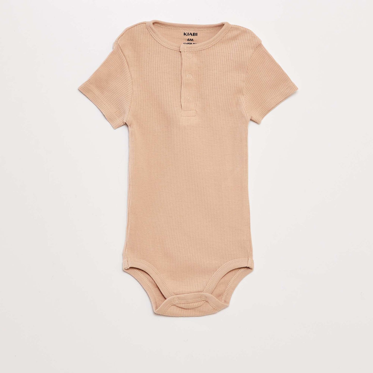 Lot de 3 Bodies manches courtes BEIGE/ROSE