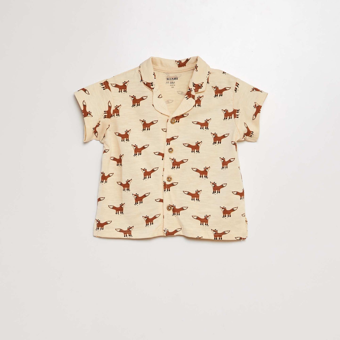 Chemise manches courtes BLANC