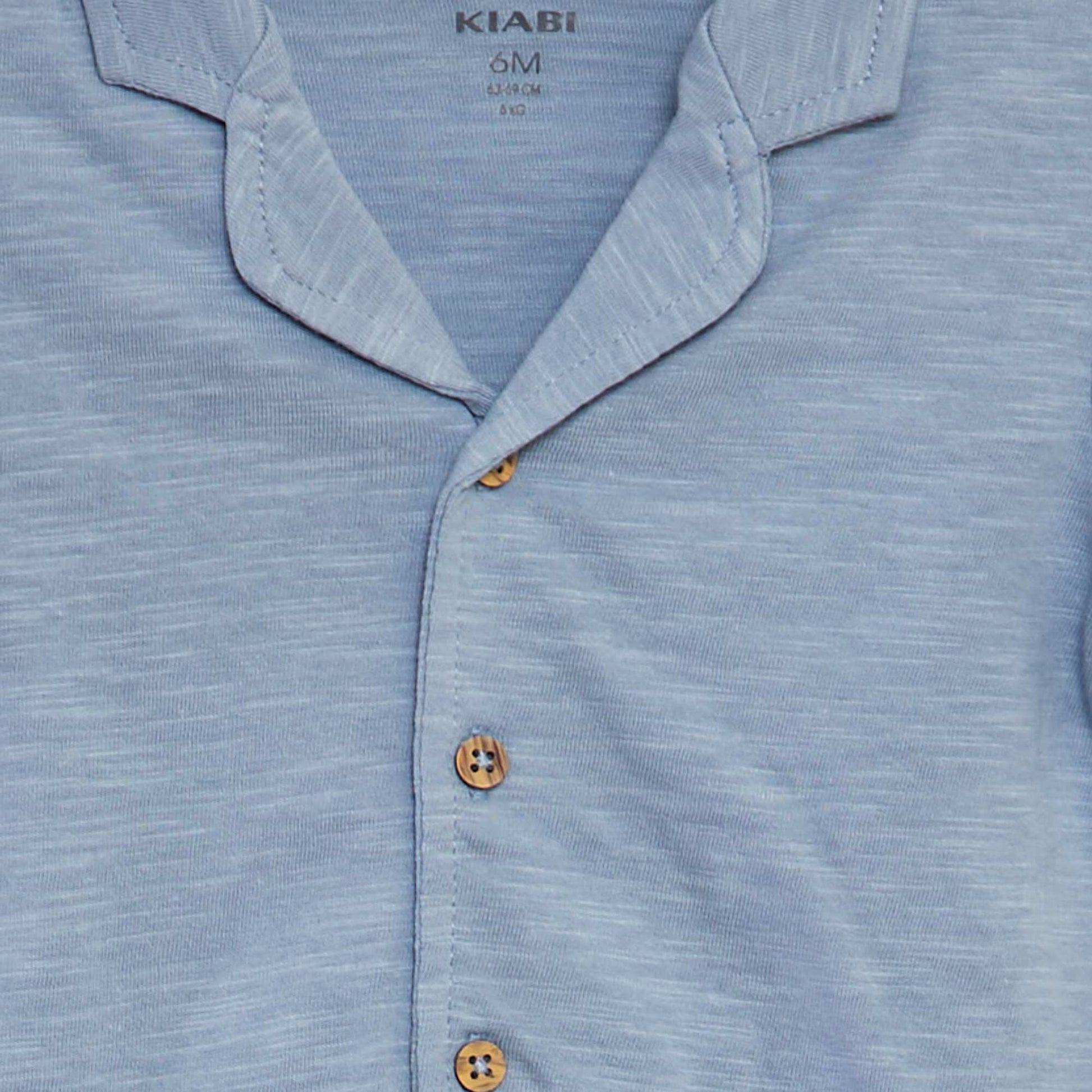 Chemise manches courtes BLEU