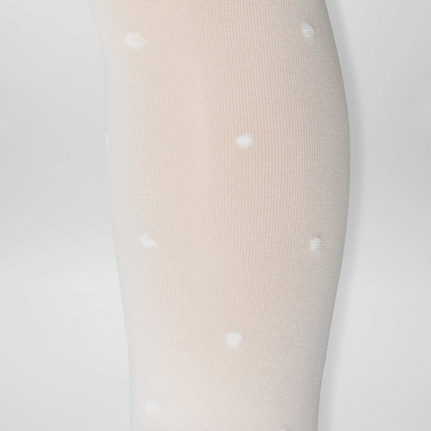 Lot de 2 paires de collants légers fantaisie BLANC