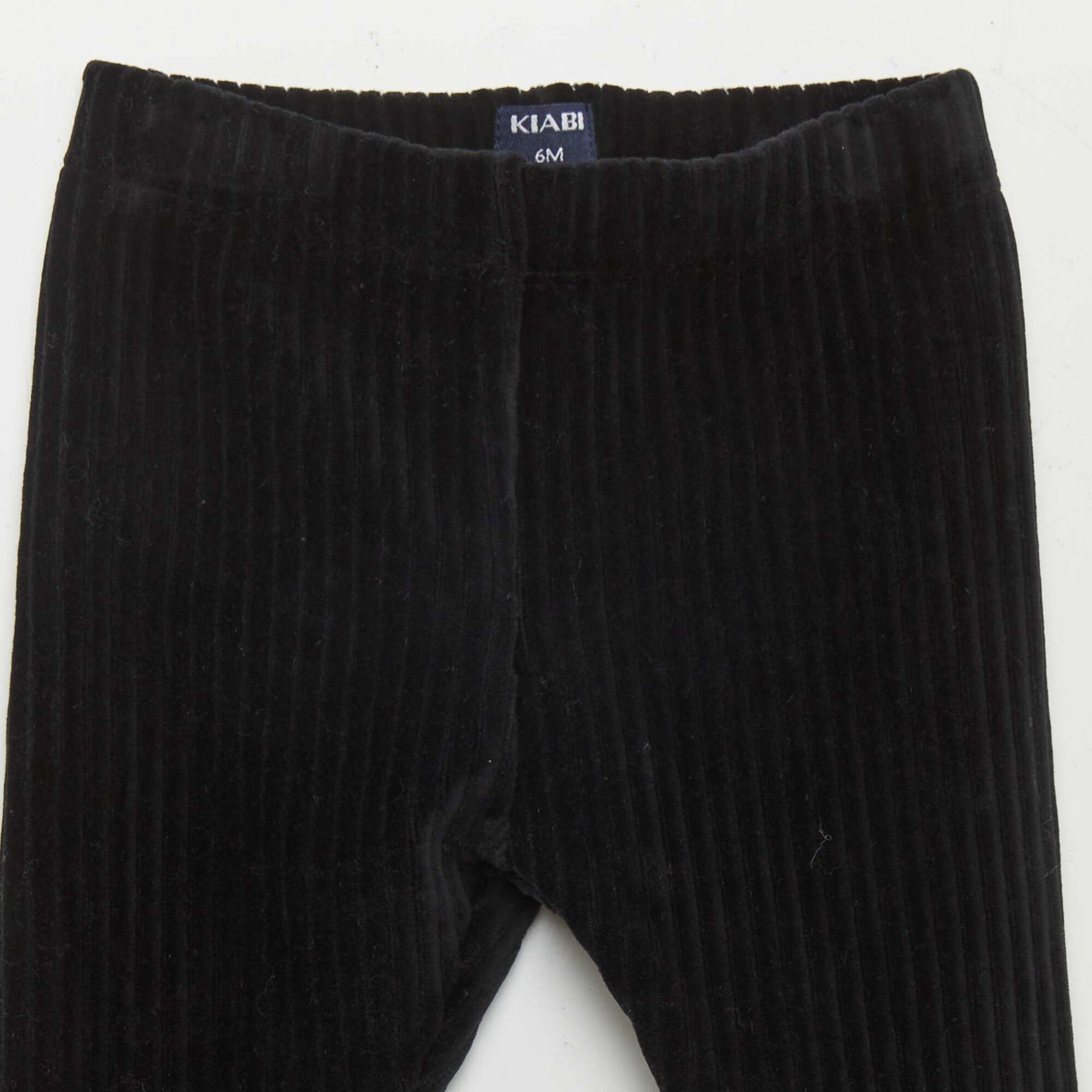 Legging en velours côtelé NOIR