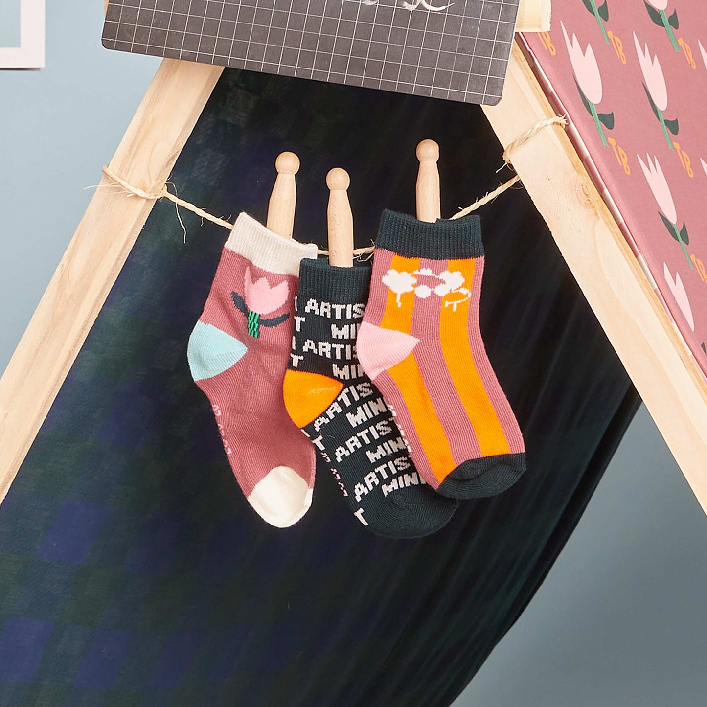 Lot de 3 chaussettes - Taxi Brousse VERT