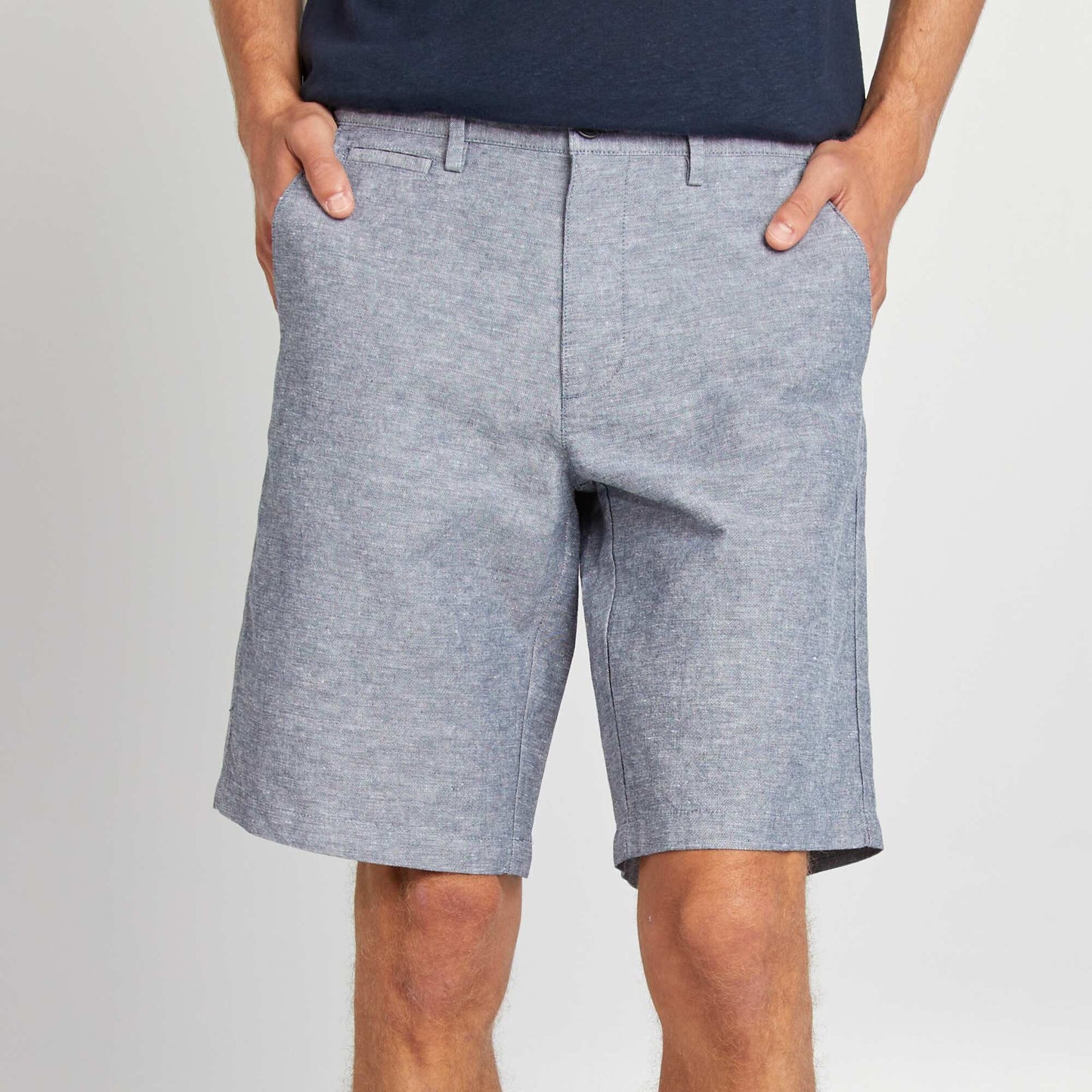 Bermuda chino GRIS BLEU