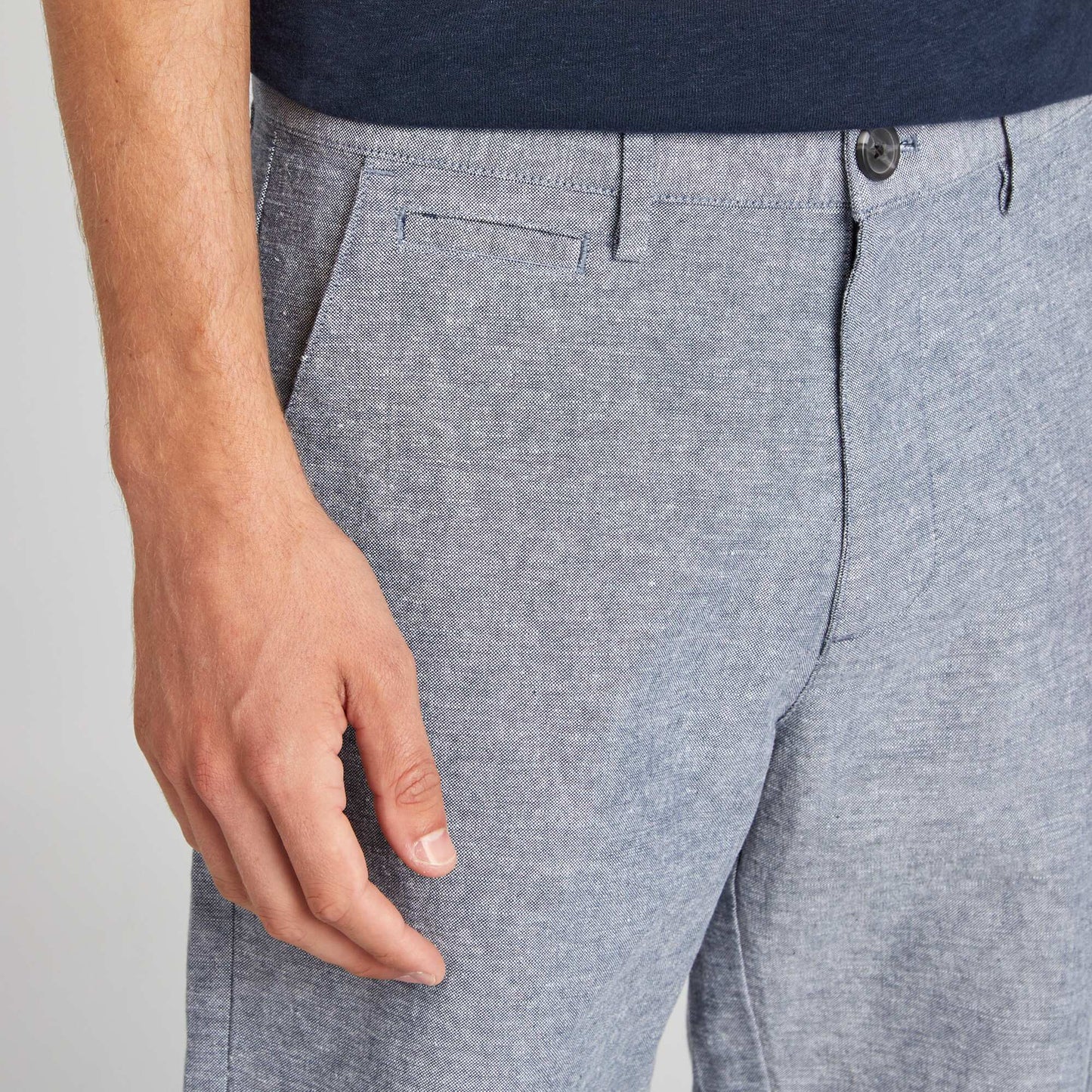 Bermuda chino GRIS BLEU